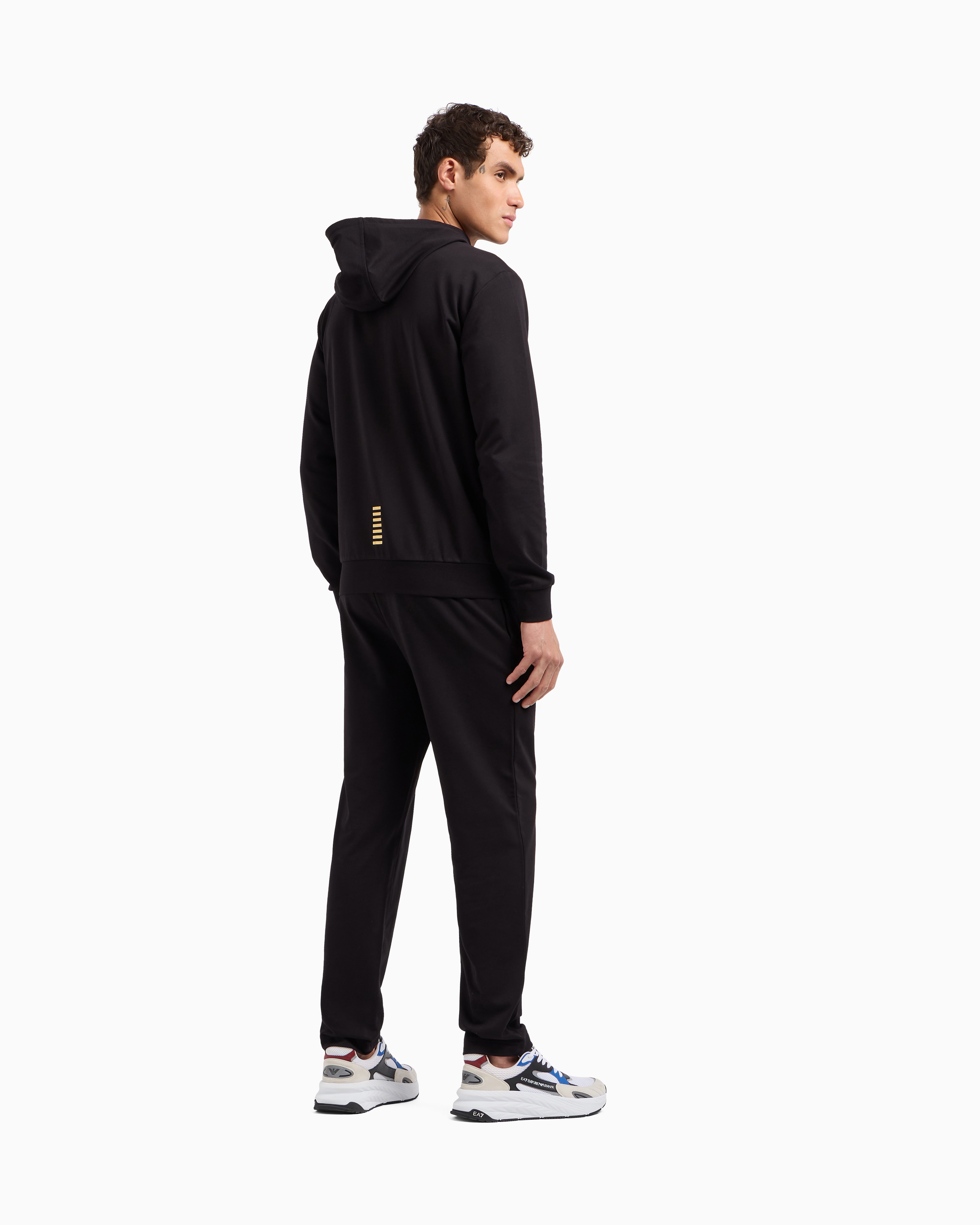 Core Identity cotton-jersey tracksuit | EA7