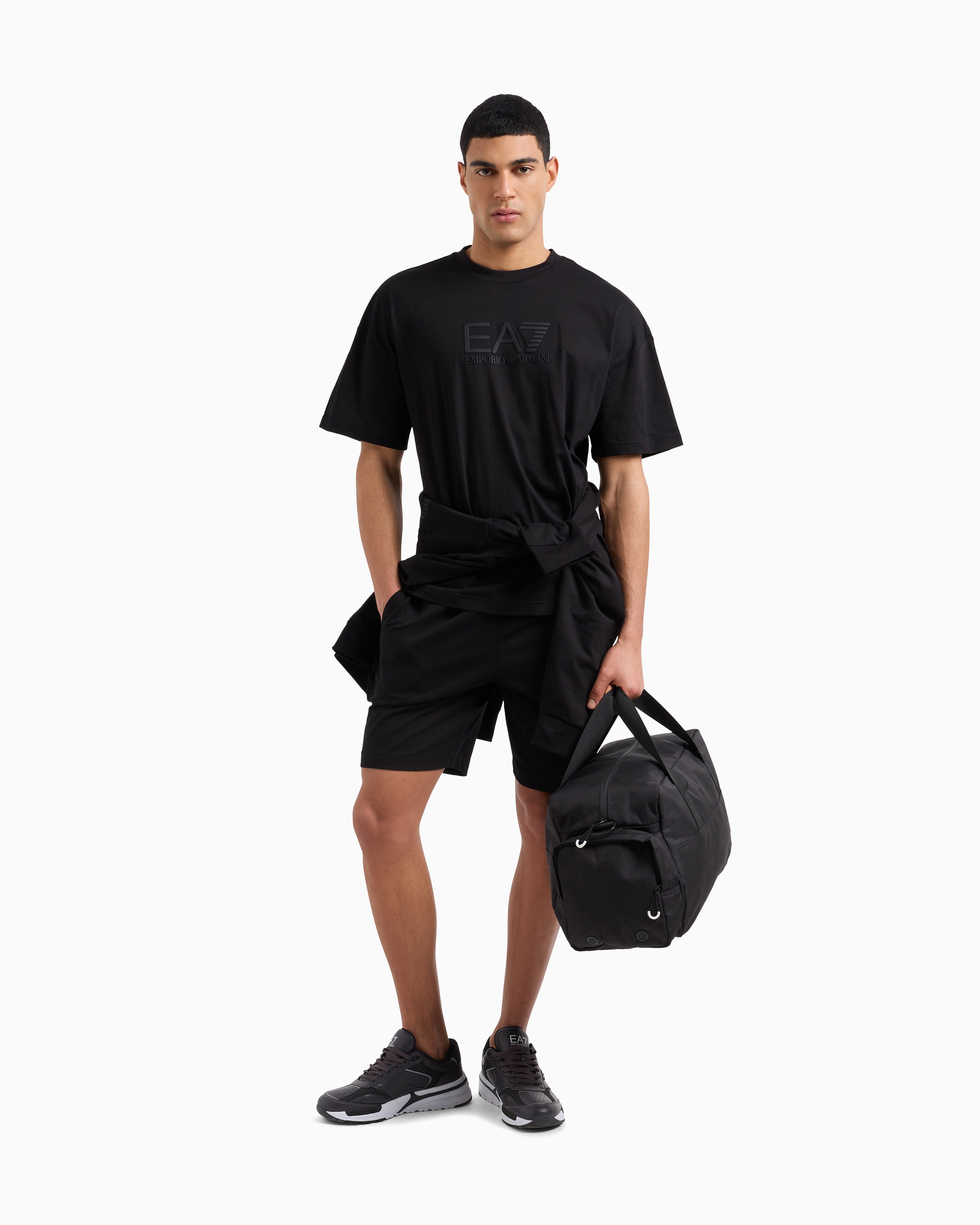 Cotton hooded Visibility sweatshirt | EA7