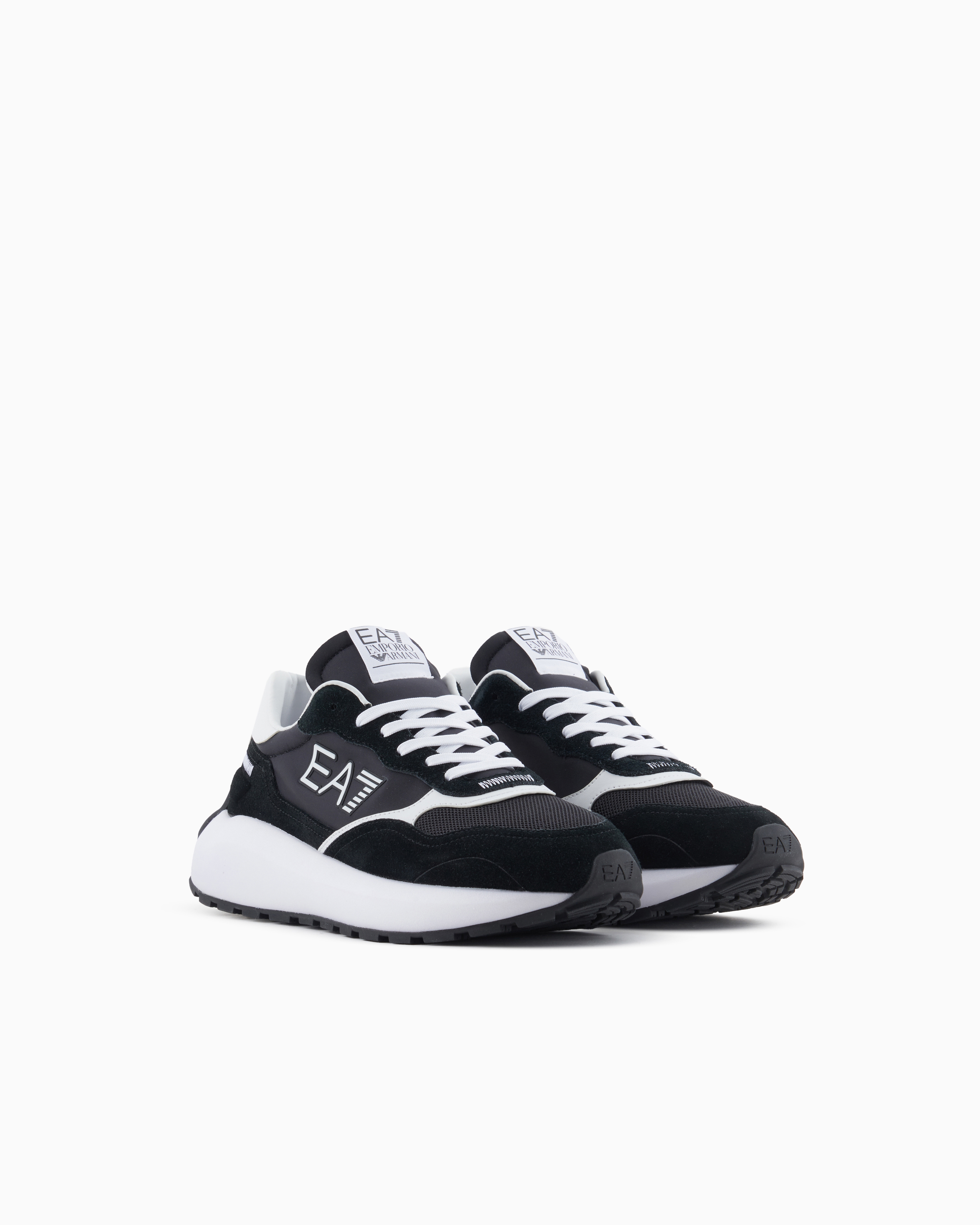 スニーカー EMPORIO ARMANI BLACK SNEAKERS Shoes Sneaker EMPORIO ARMANI EA7 Man Sz. US 5,5 X8X027XK050