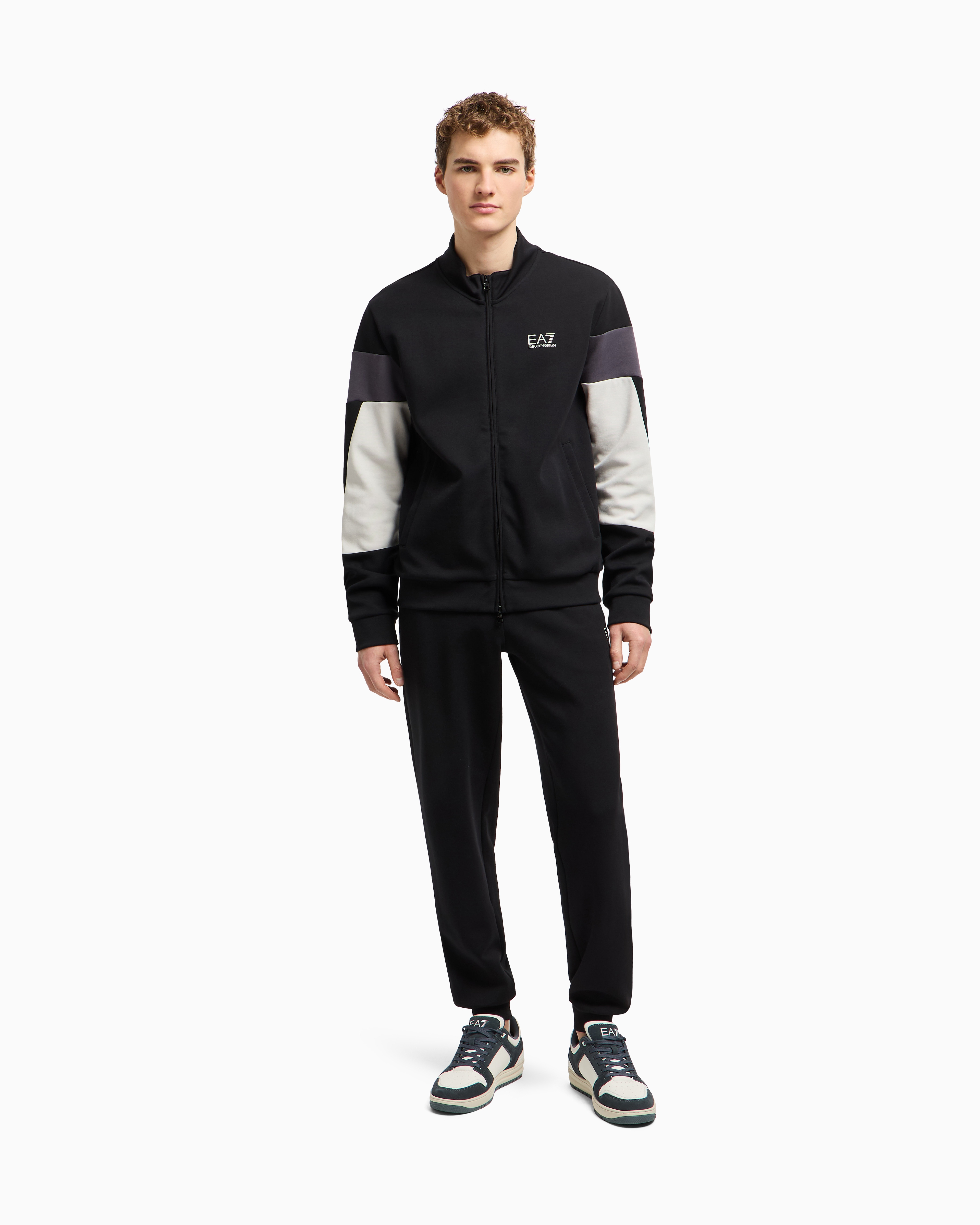 EA7 EMPORIO ARMANI パーカー 7M000230 AF13512 EA7 EMPORIO ARMANI 7M000230_AF13512 hoodie Black | Dressinn