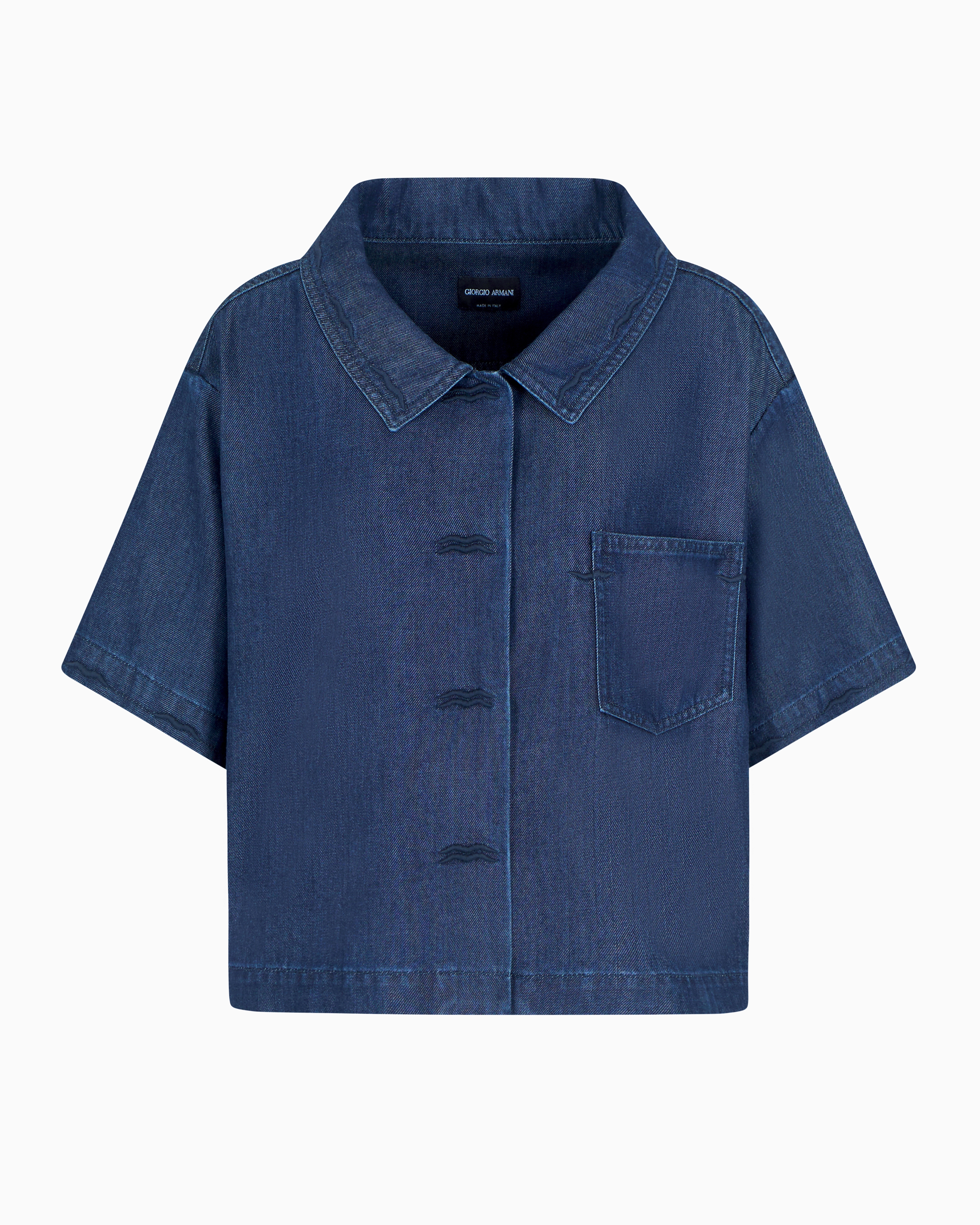 ■GIORGIO ARMANI■フード付き フロントボタンシャツ □GIORGIO ARMANI□フード付き フロントボタンシャツ パーカー