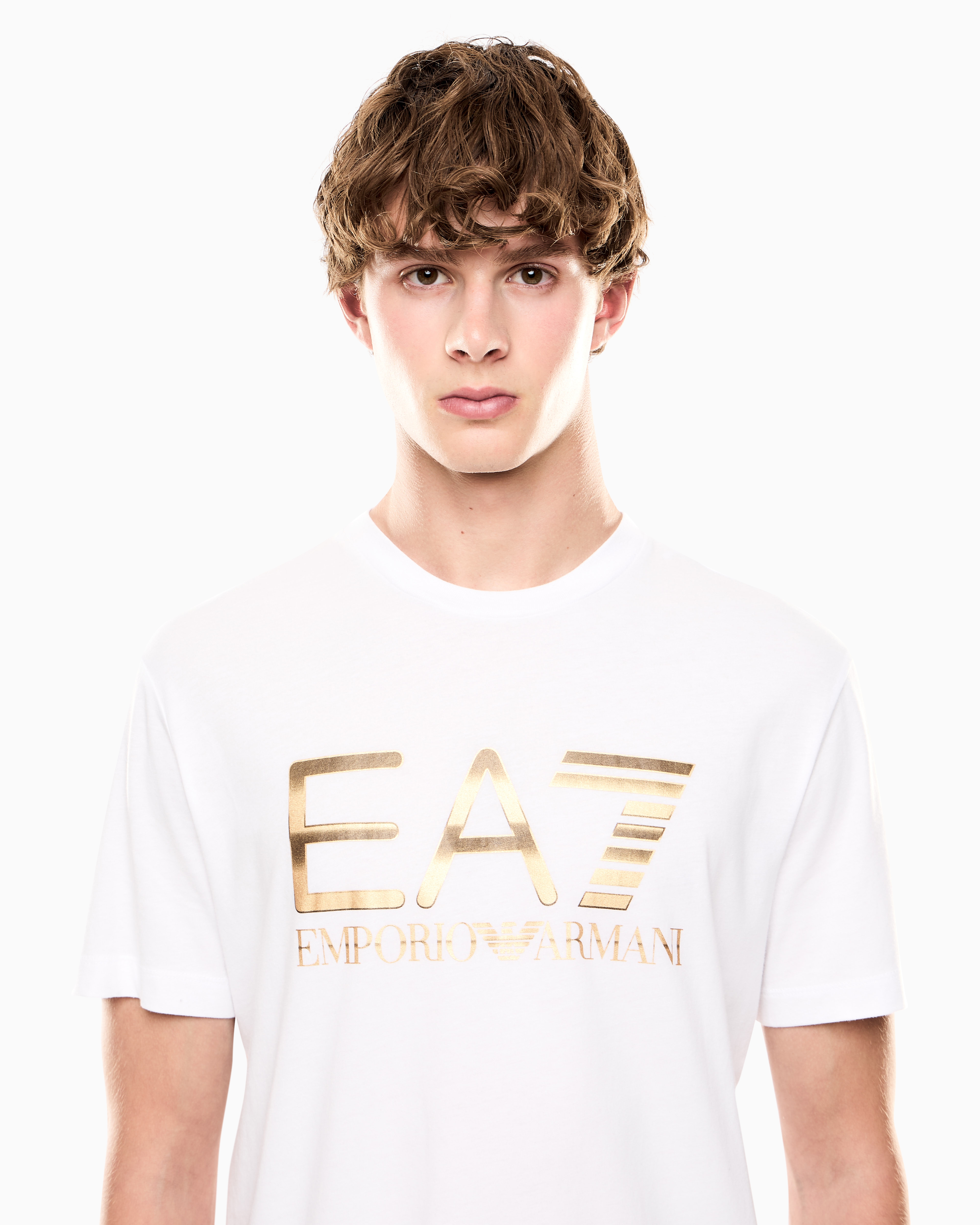 Logo Series Tシャツ コットン オーバーサイズロゴ | EA7