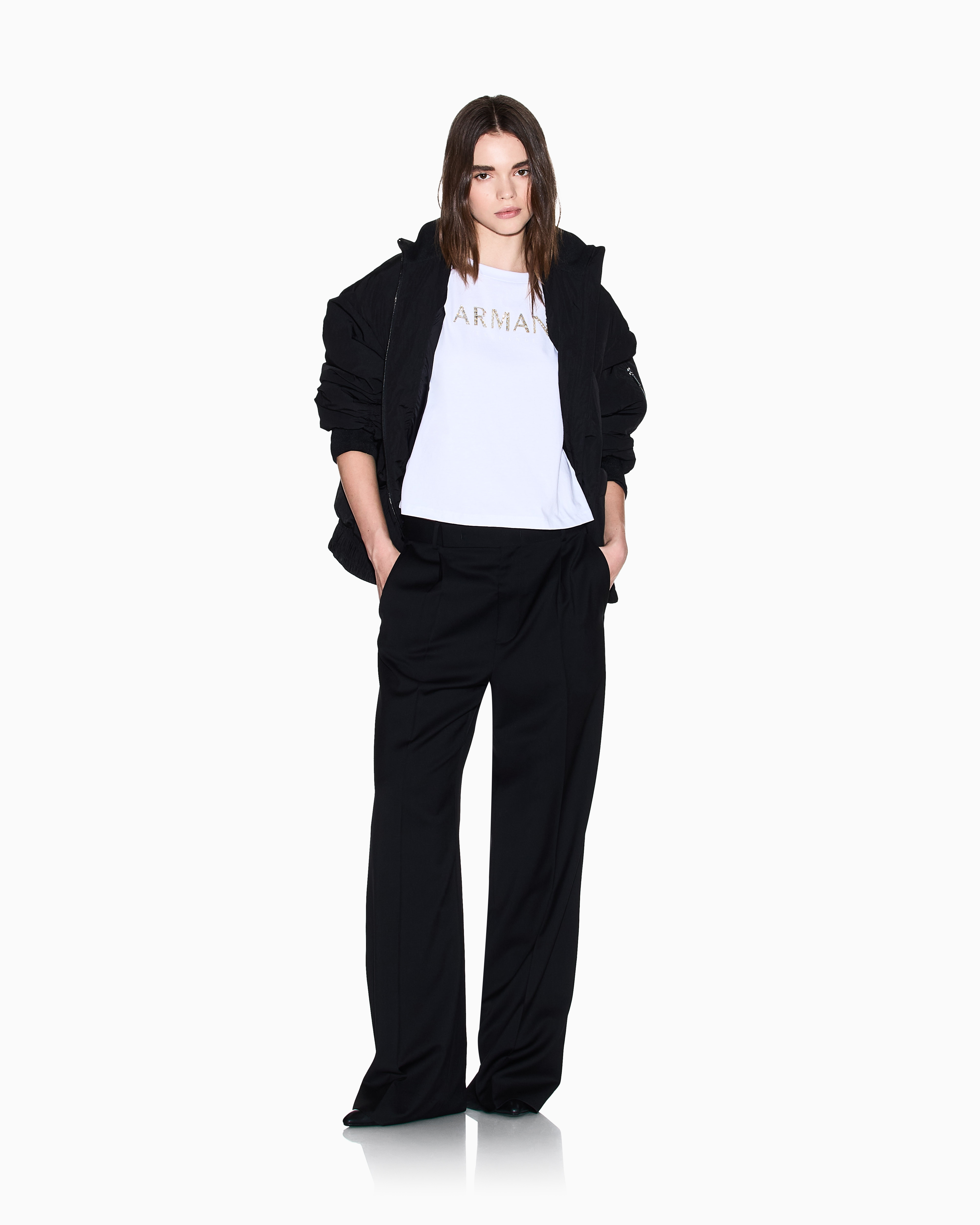 Armani Exchange Cropped T-shirts
