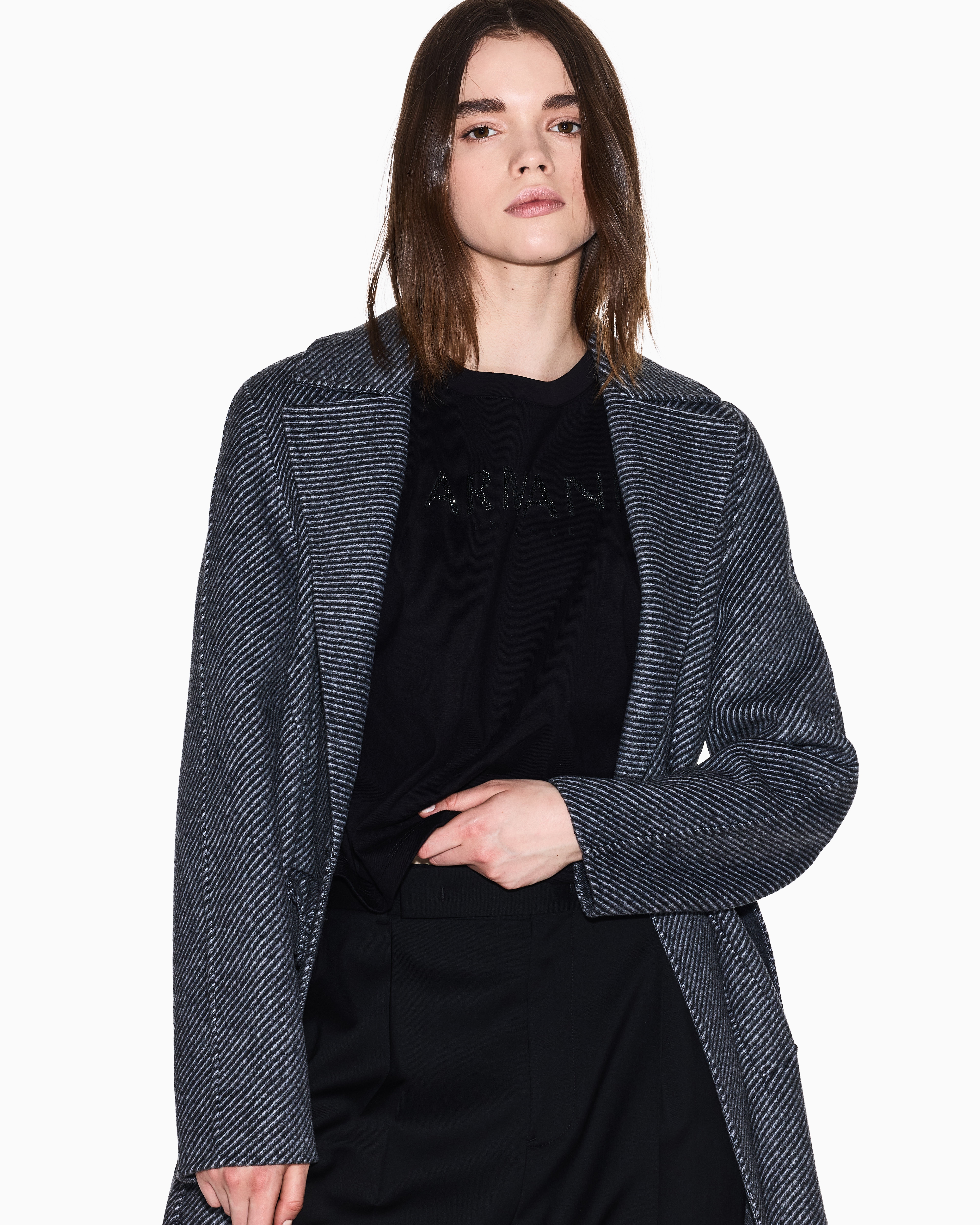 Armani Exchange Cropped T-shirts