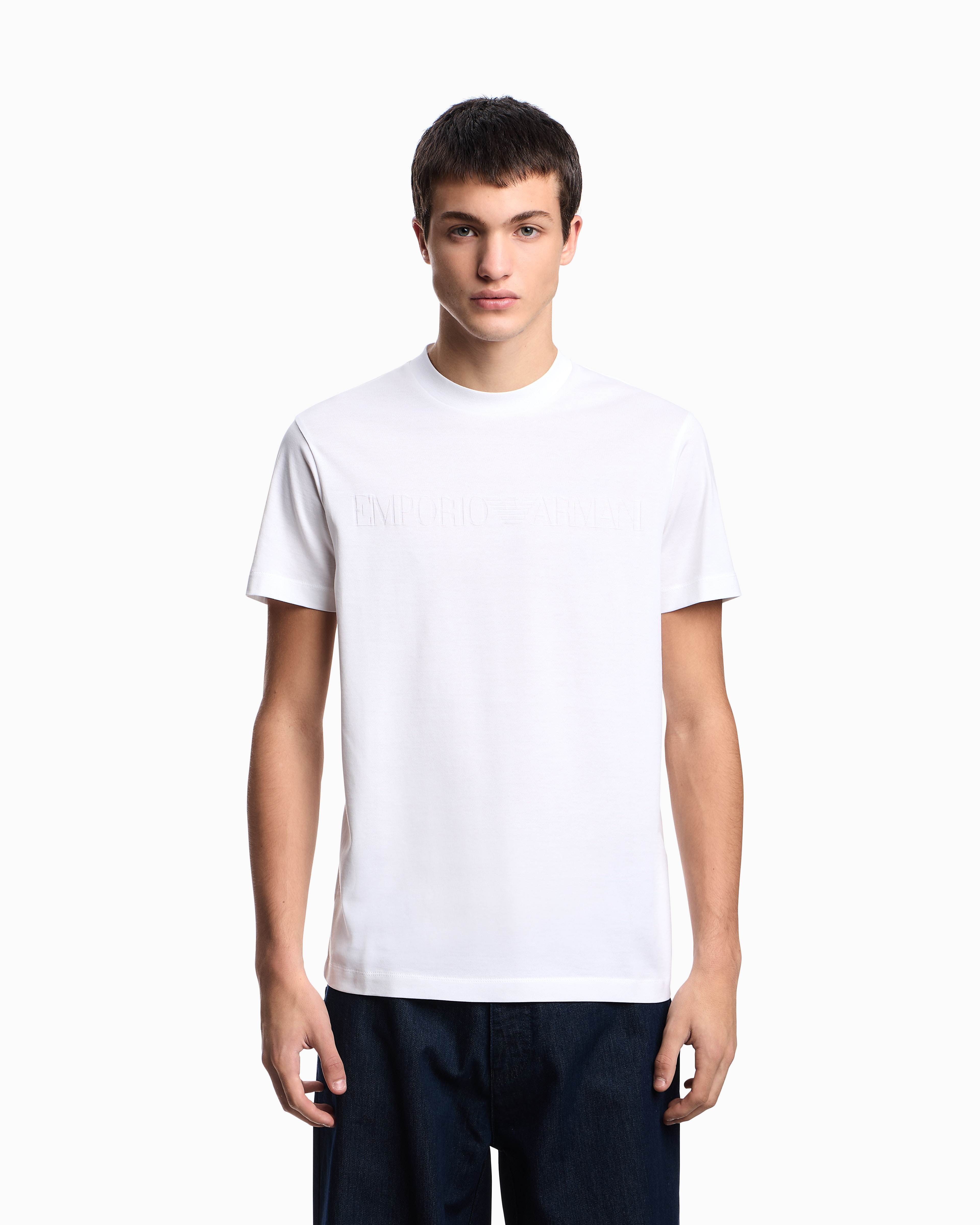EMPORIO ARMANI アルマーニ Tシャツ 4A 106 新品未使用 ☆即購入歓迎☆EMPORIO ARMANI Tシャツ 4A 106センチネイビー