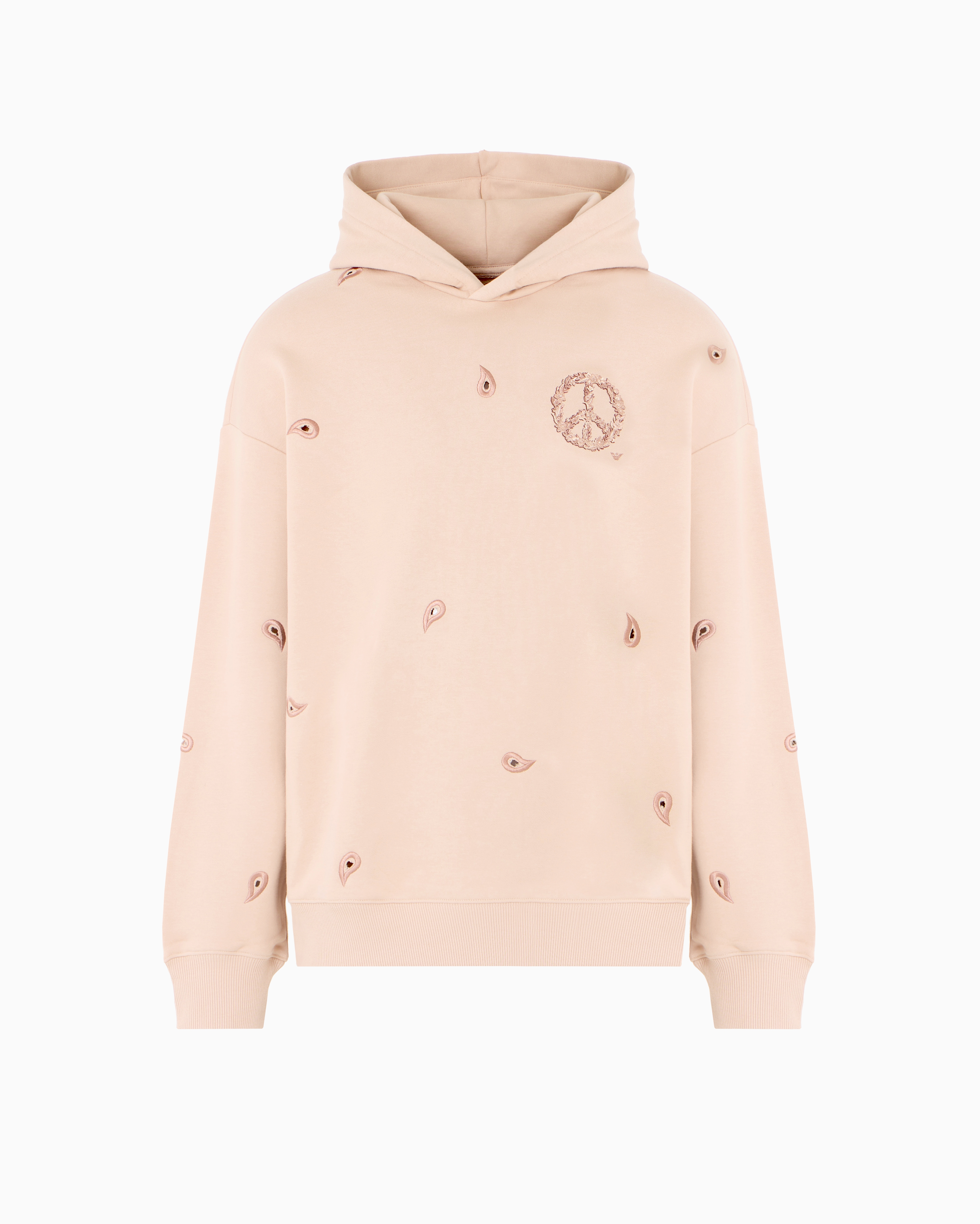 Emporio Armani - ASV jersey sweatshirt from the Peace capsule collection, Man, Pink, Size: