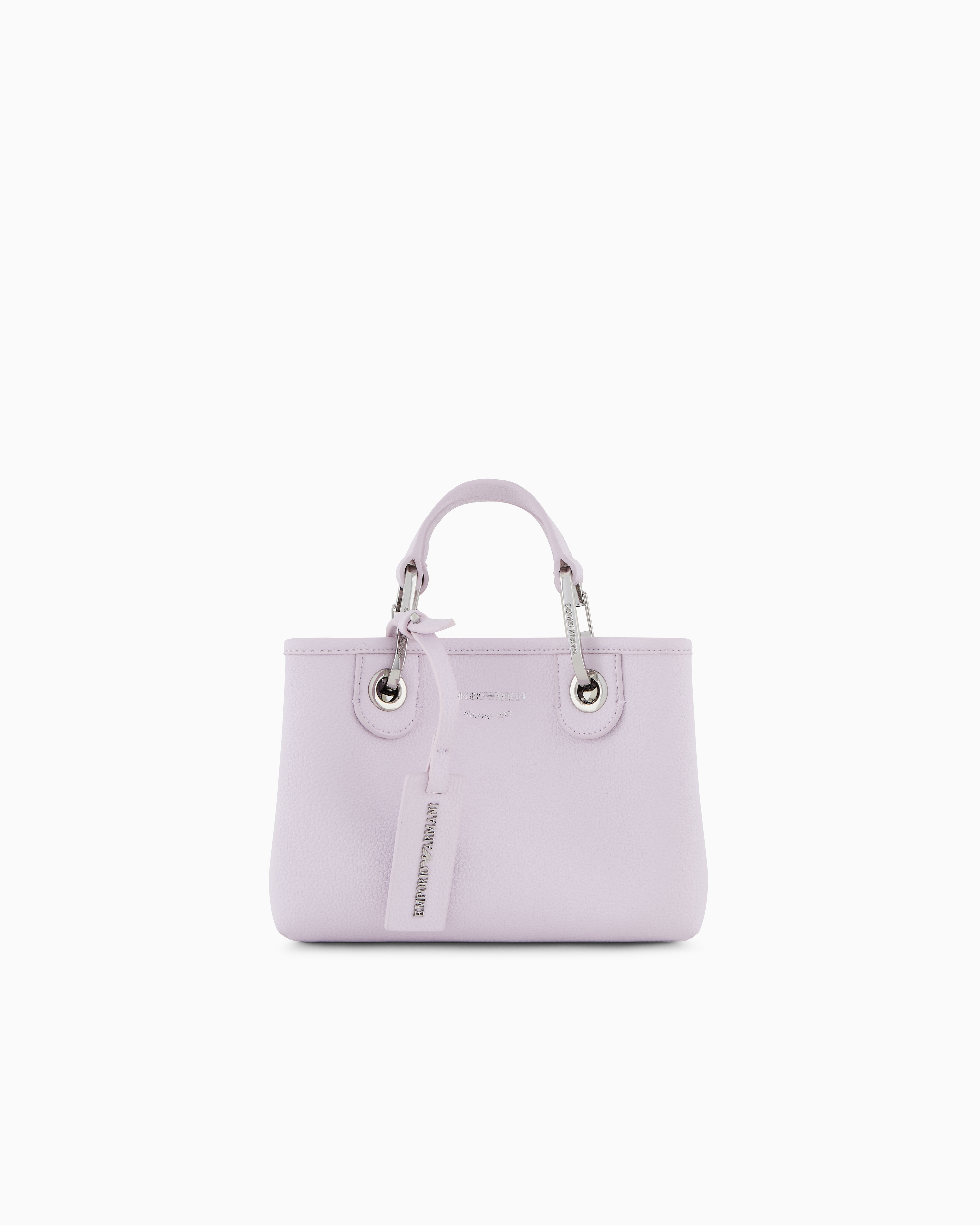 Emporio Armani - Deer-print MyEA mini bag, Woman, Pink, Size: TU