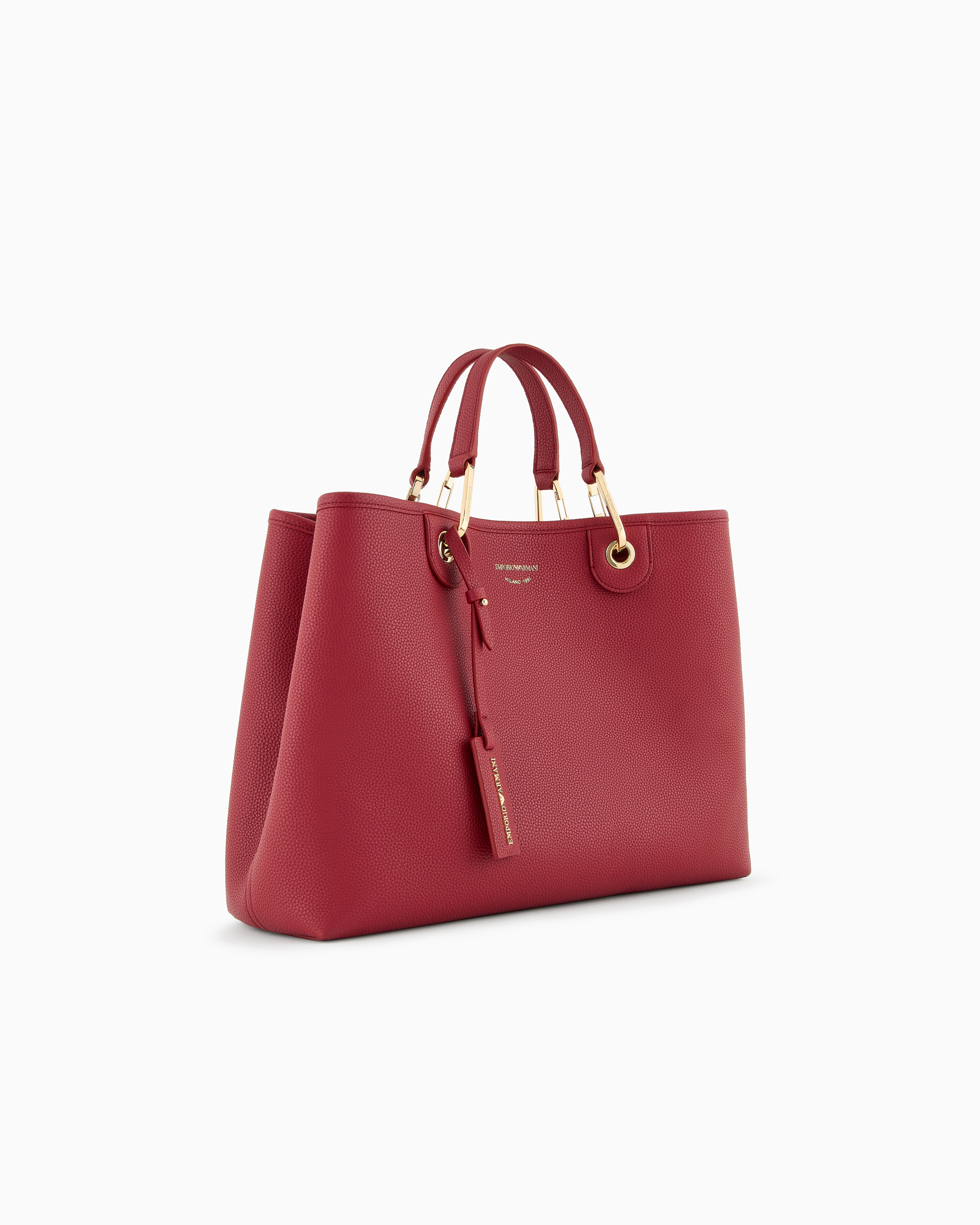 【関税込】EMPORIO ARMANI オーバーサイズショッパー オーバーサイズショッパー キルトナッパレザーエフェクト