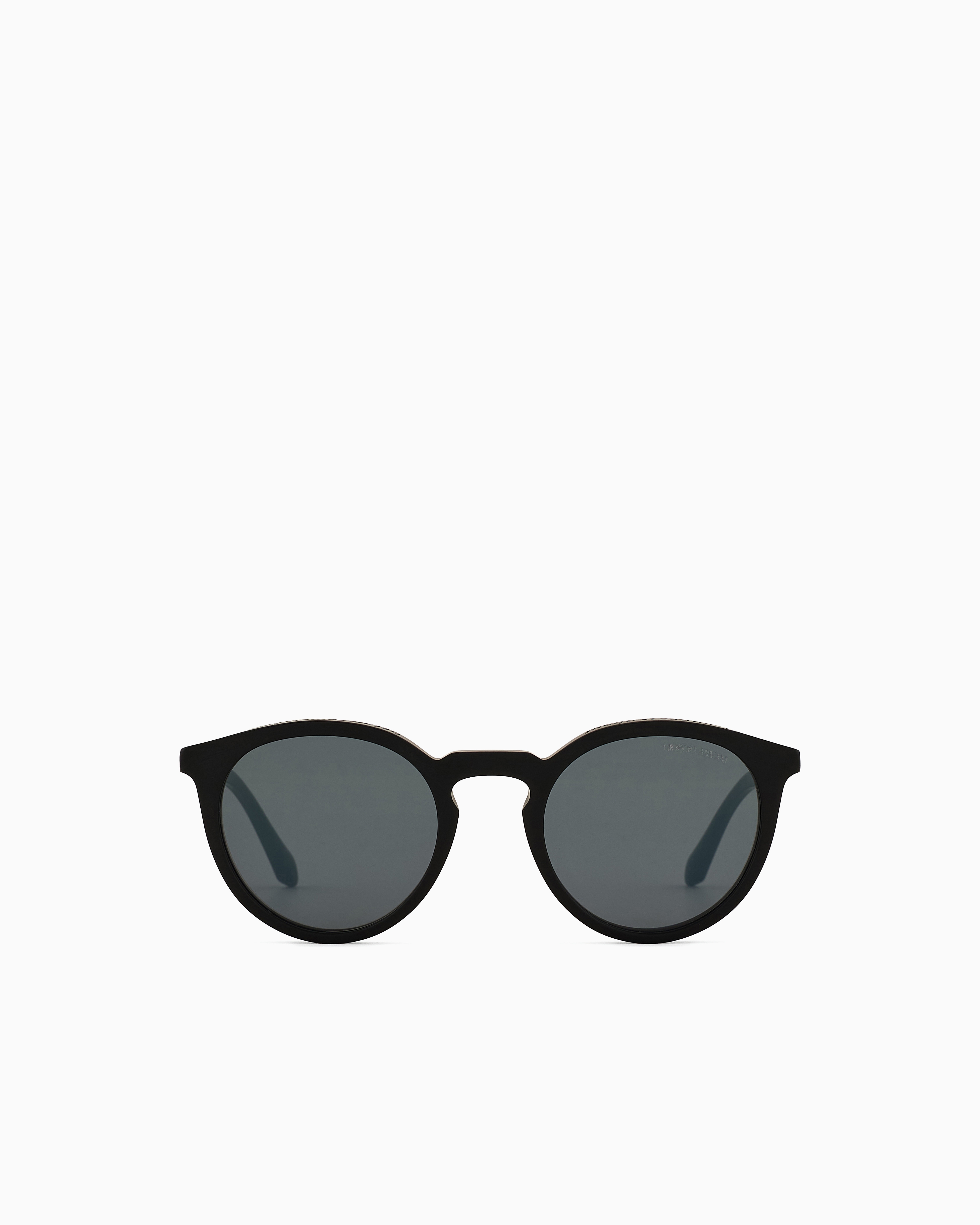Giorgio Armani Men's Black ’S Panto Sunglasses Large