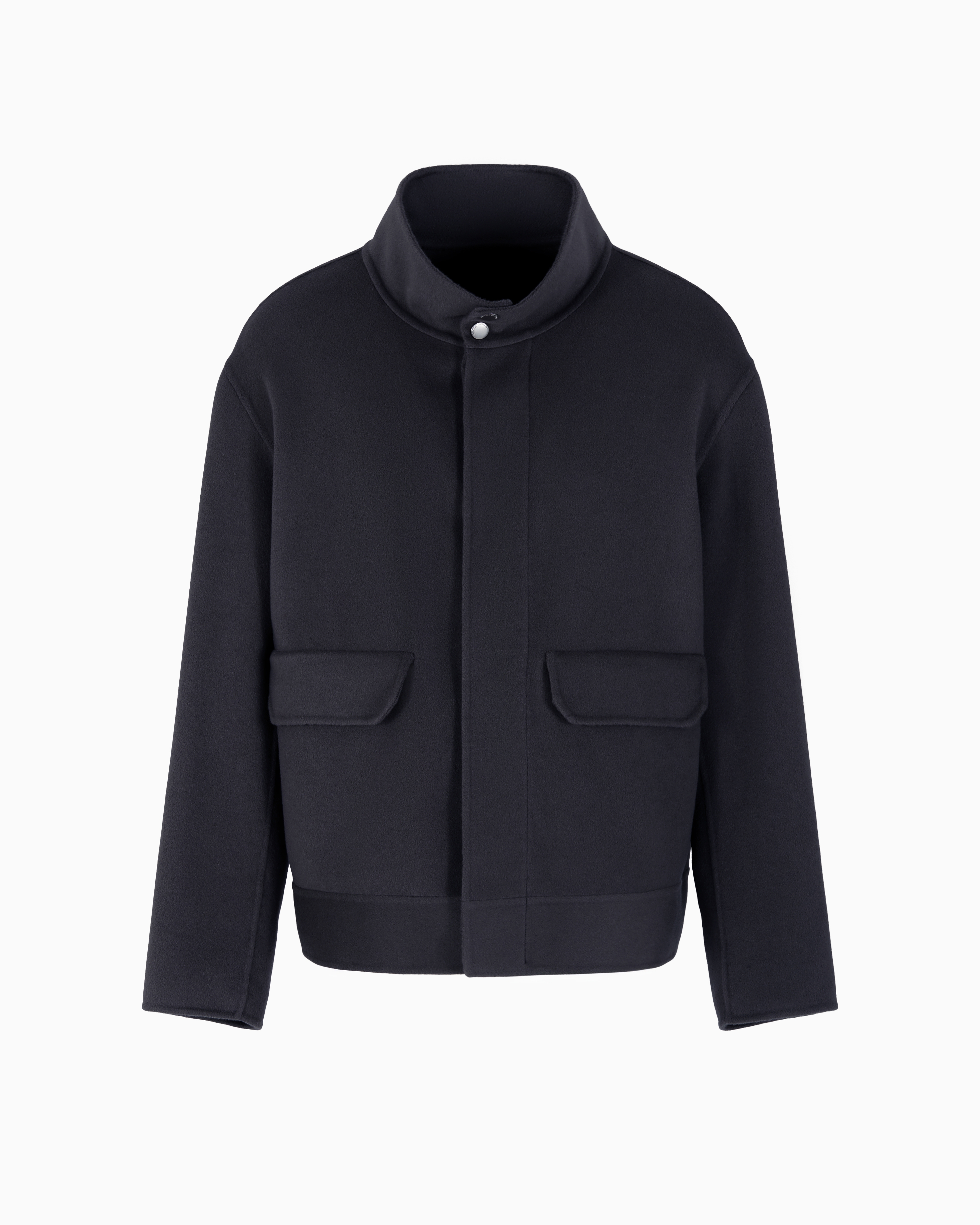 Blouson in virgin wool cloth | Emporio Armani