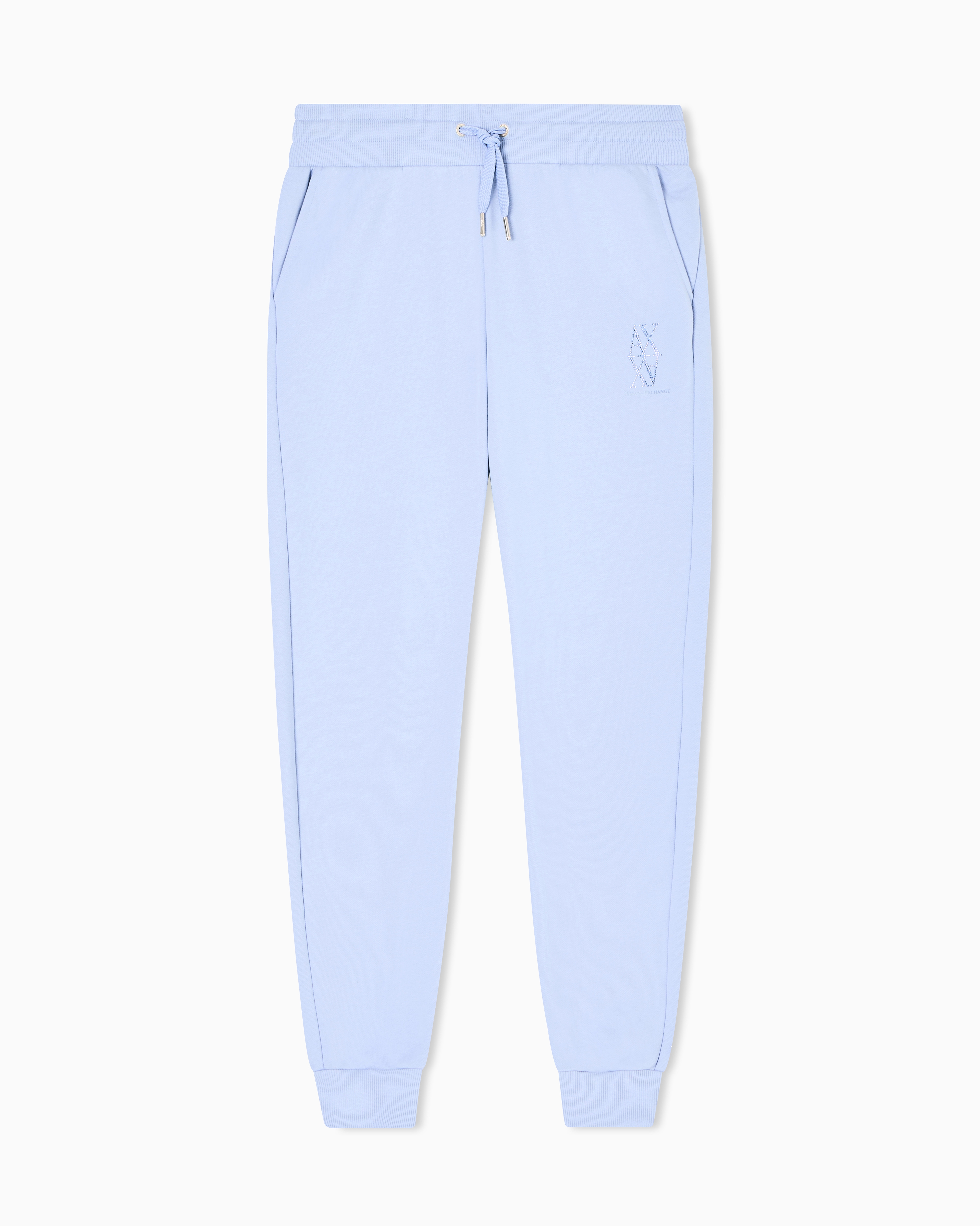Armani Exchange - Sweatpants, Woman, Light Blue, Size: S