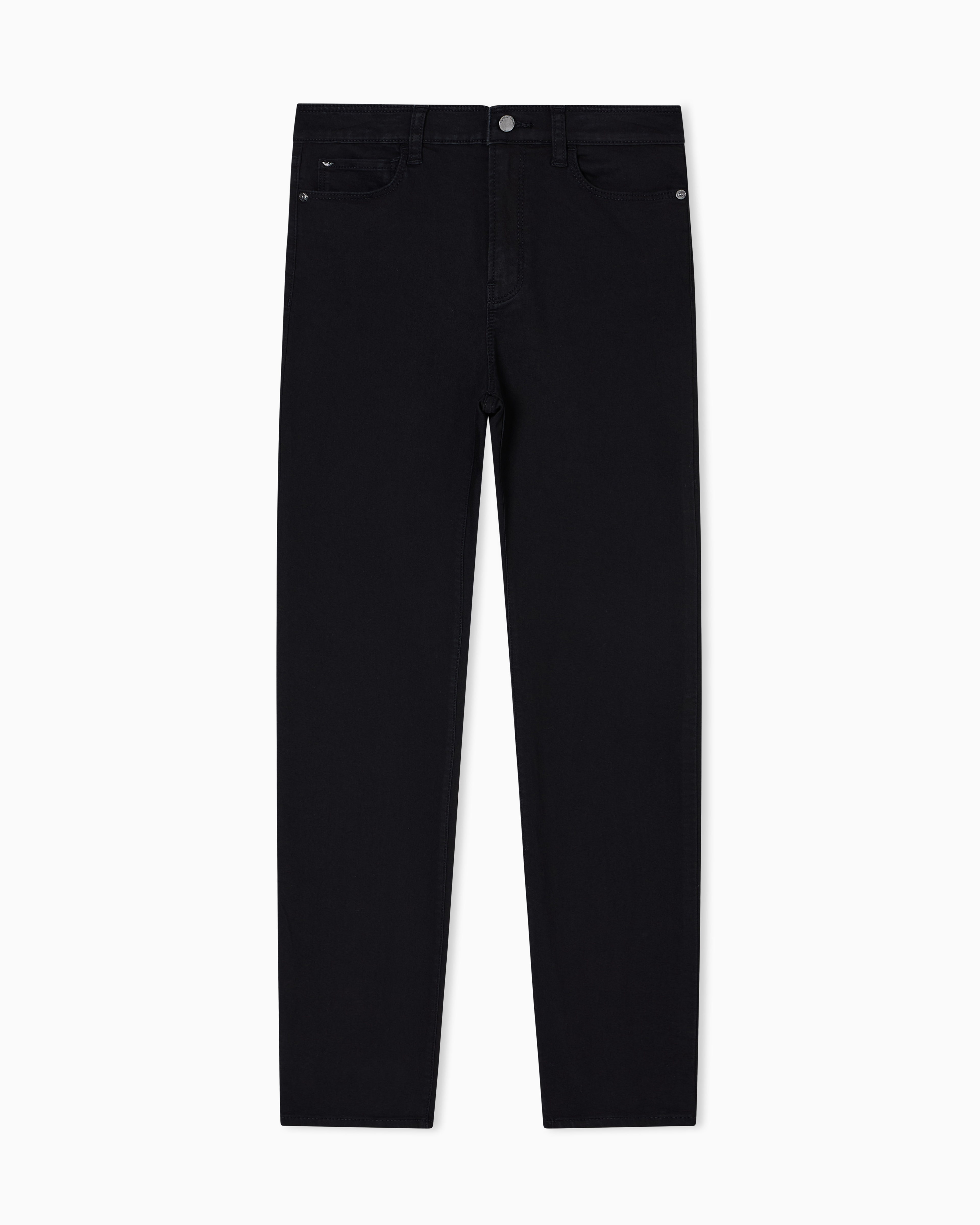 Emporio Armani - J20 high-waisted super-skinny leg jeans stretch denim, Woman, Black, Size: