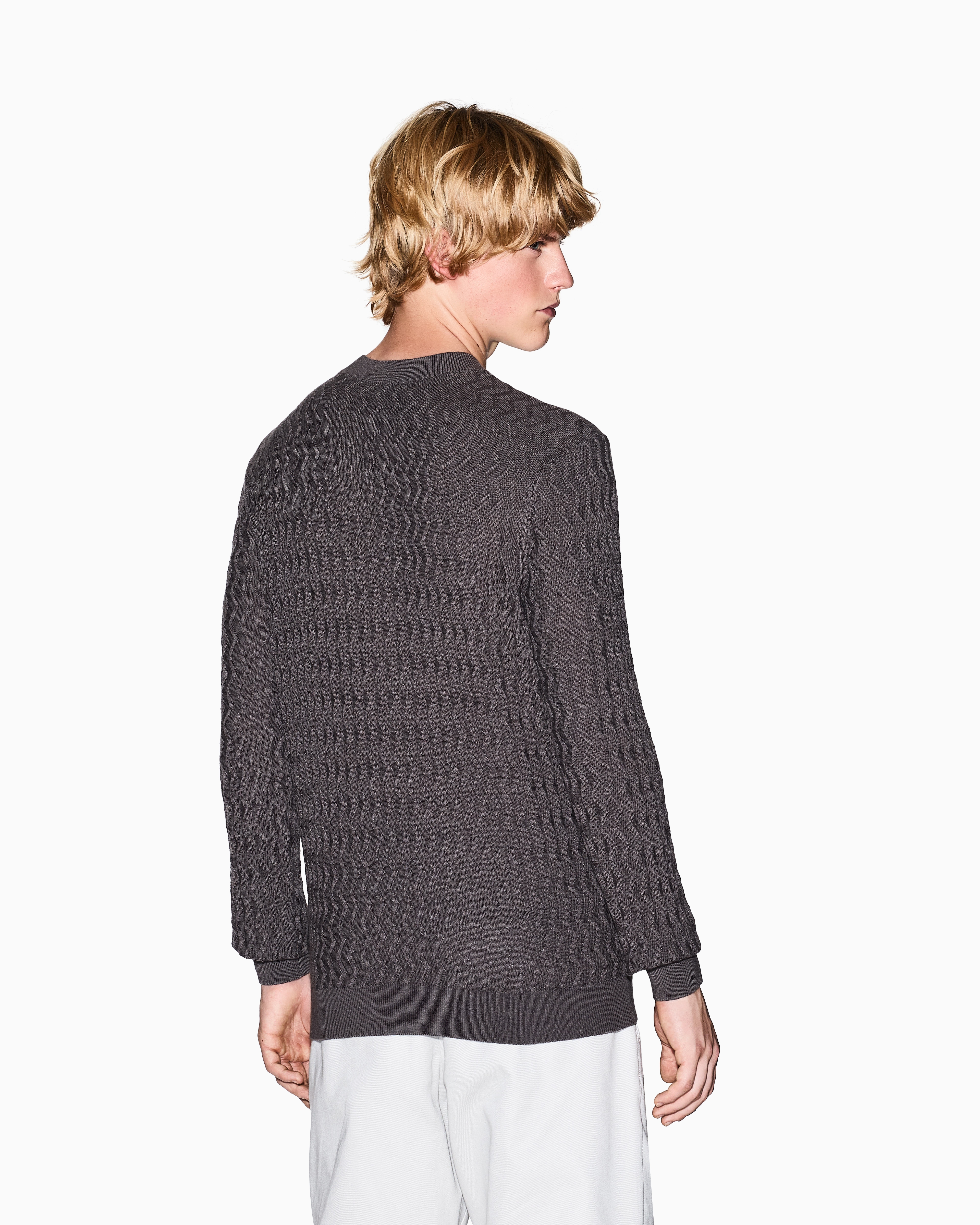 Armani Exchange - Jumpers, Man, Grey, Size: M