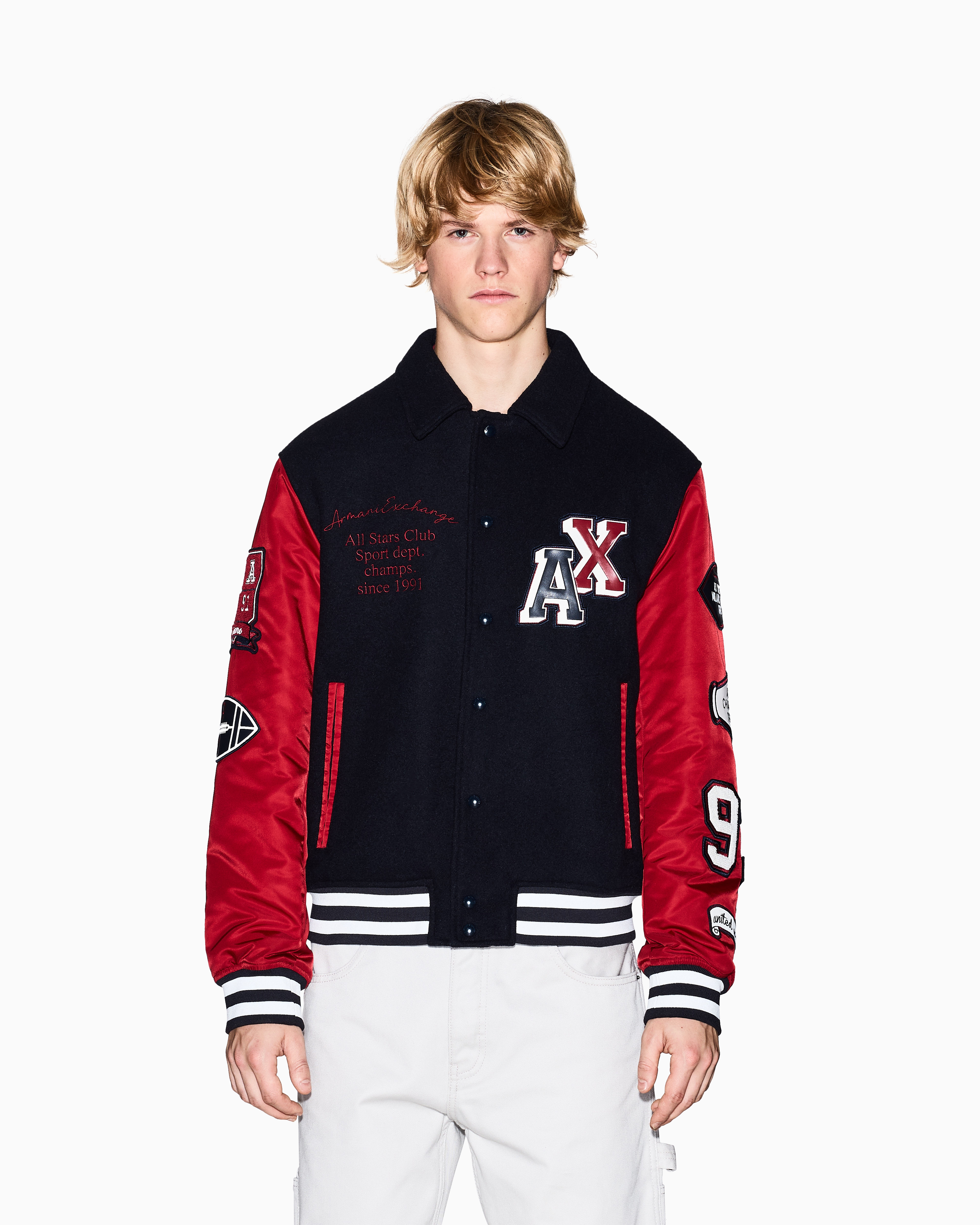パッチデザイン ブルゾン | Armani Exchange