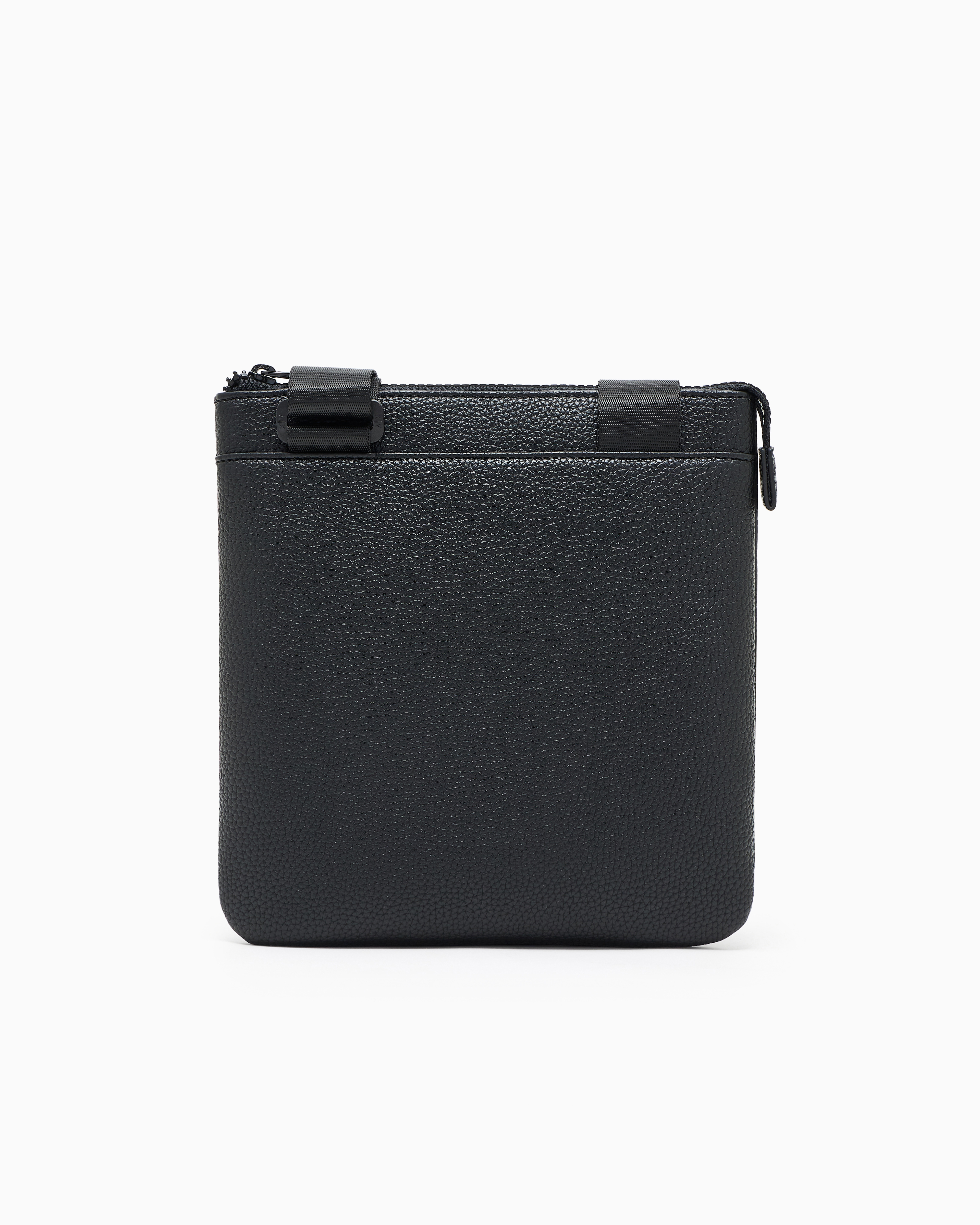 Shoulder bag with embossed logo