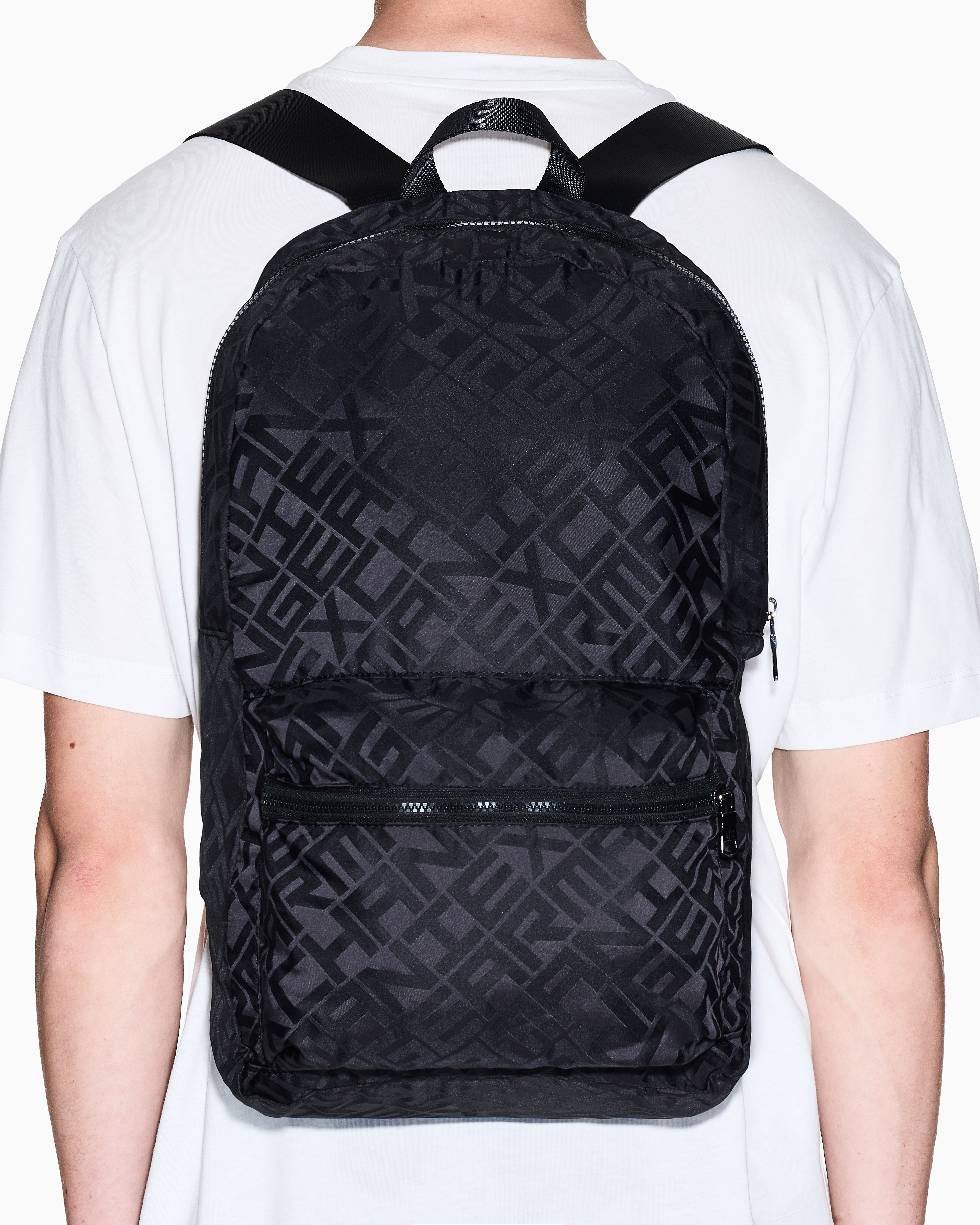 Armani Exchange - Backpacks, Man, Black, Size: TU