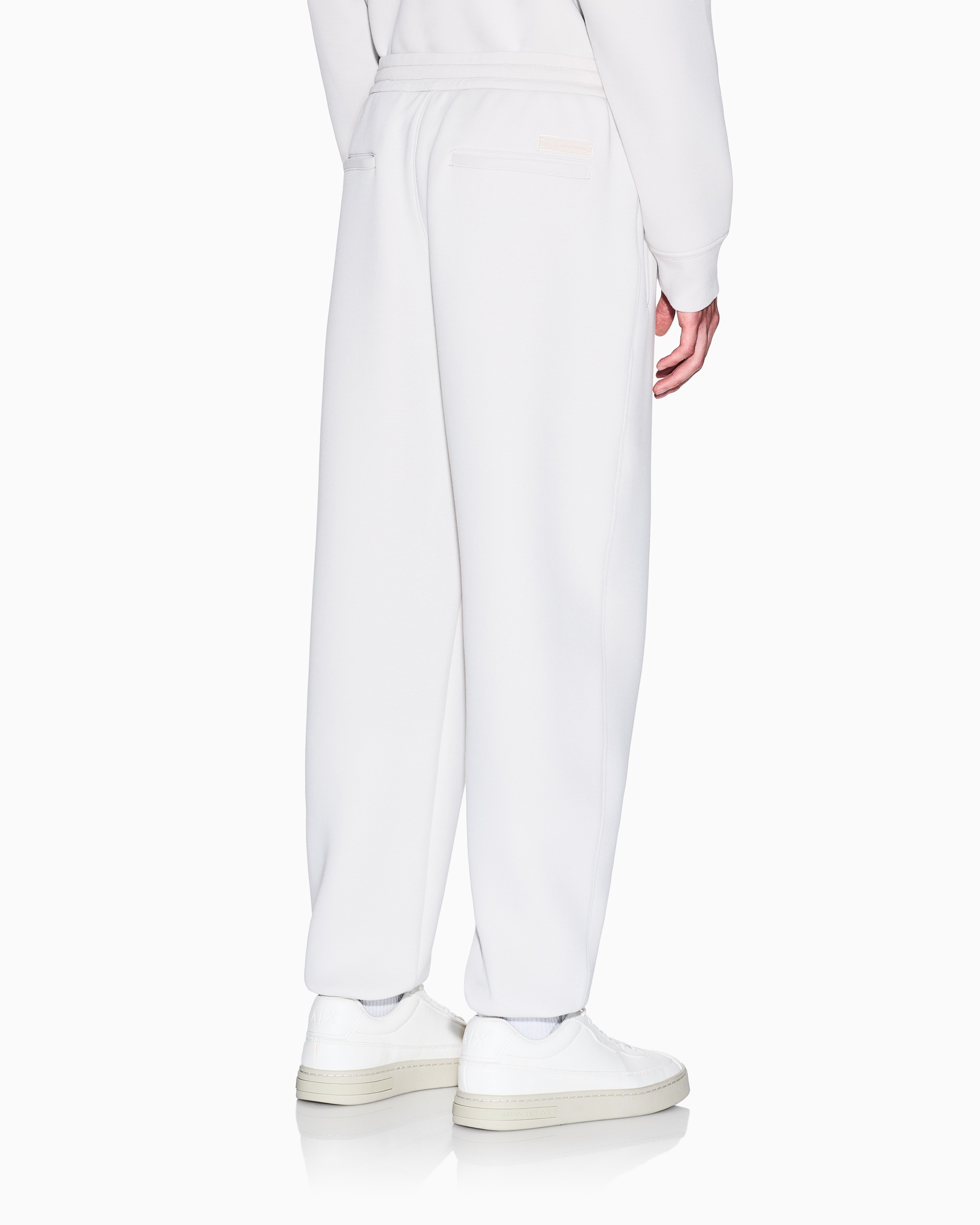 Armani Exchange Sweatpants In White