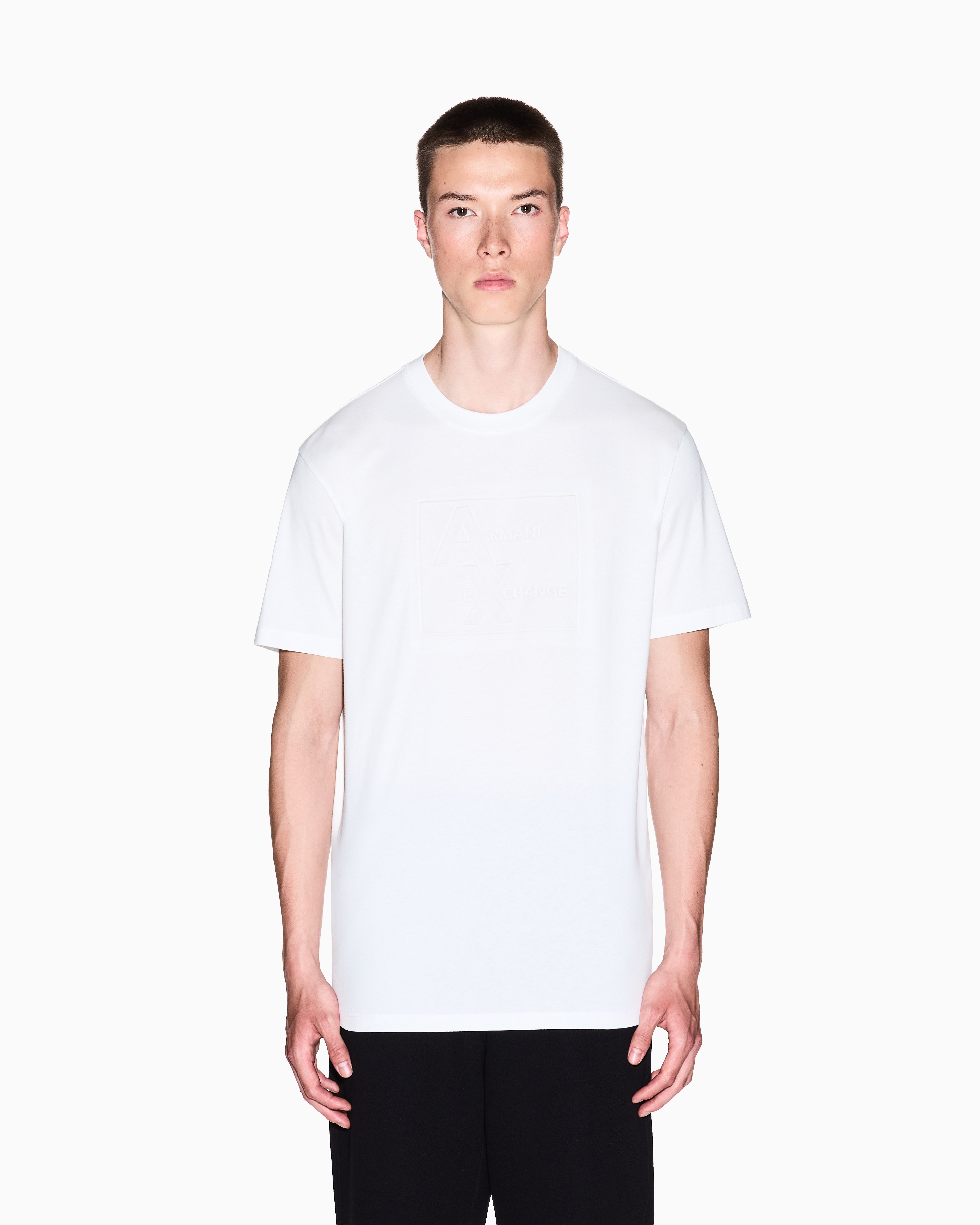 Armani Exchange - Regular Fit T-Shirts, Man, White, Size: