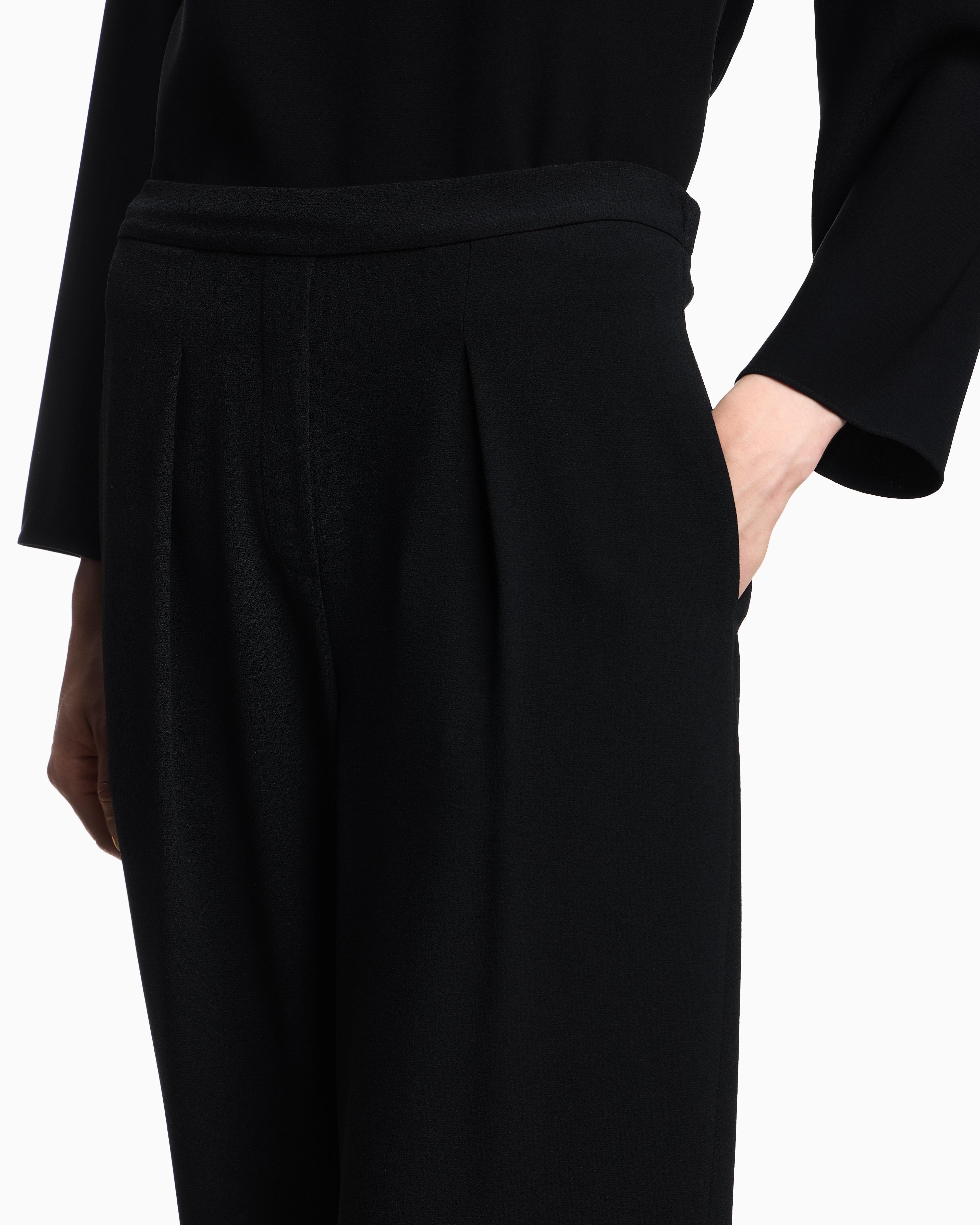 【EMPORIO ARMANI】00s wide straight slacks Classic Trousers | Emporio Armani