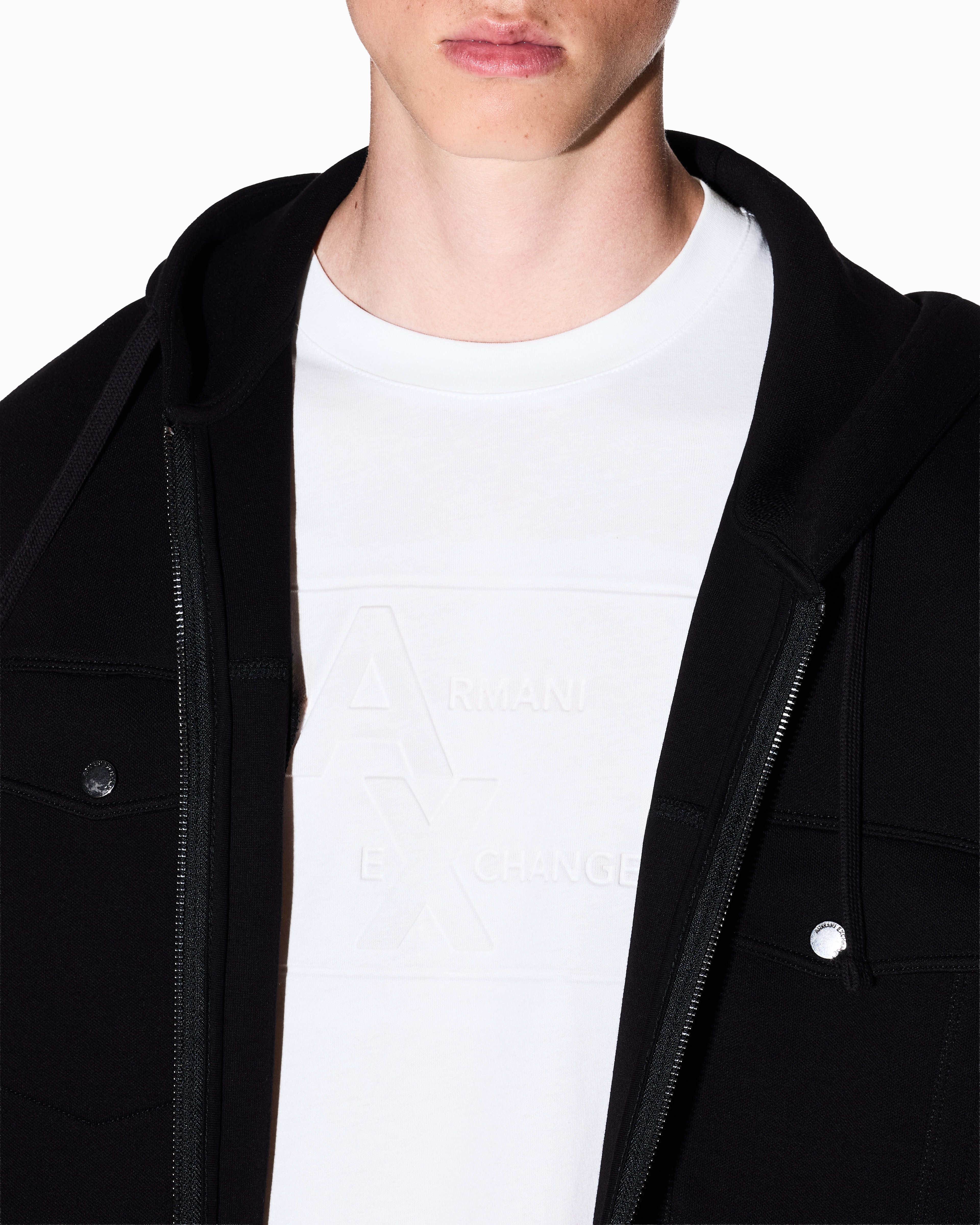 Armani Exchange - Regular Fit T-Shirts, Man, White, Size: