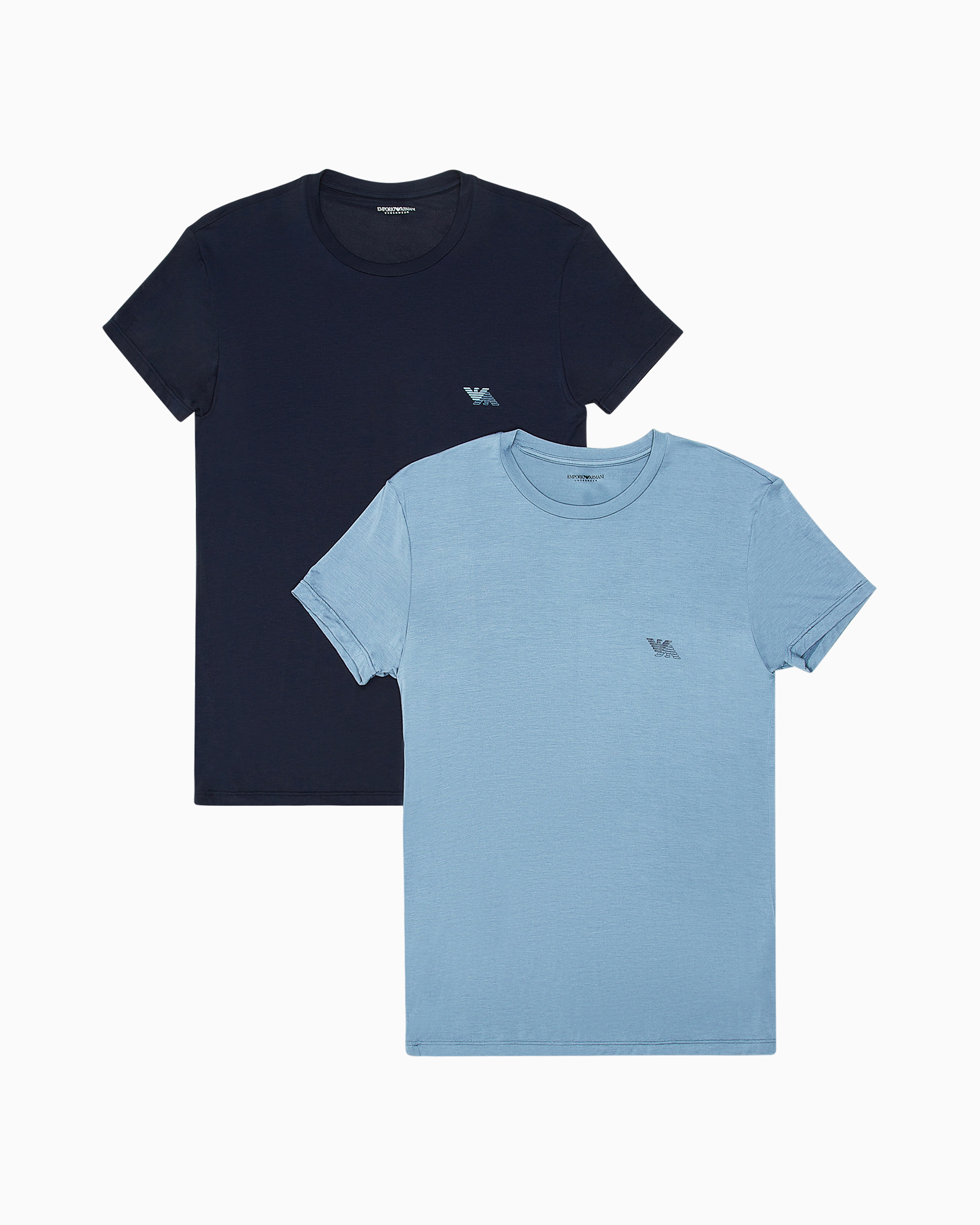 ASV スリムフィット ラウンジウェアTシャツ2枚セット ソフト