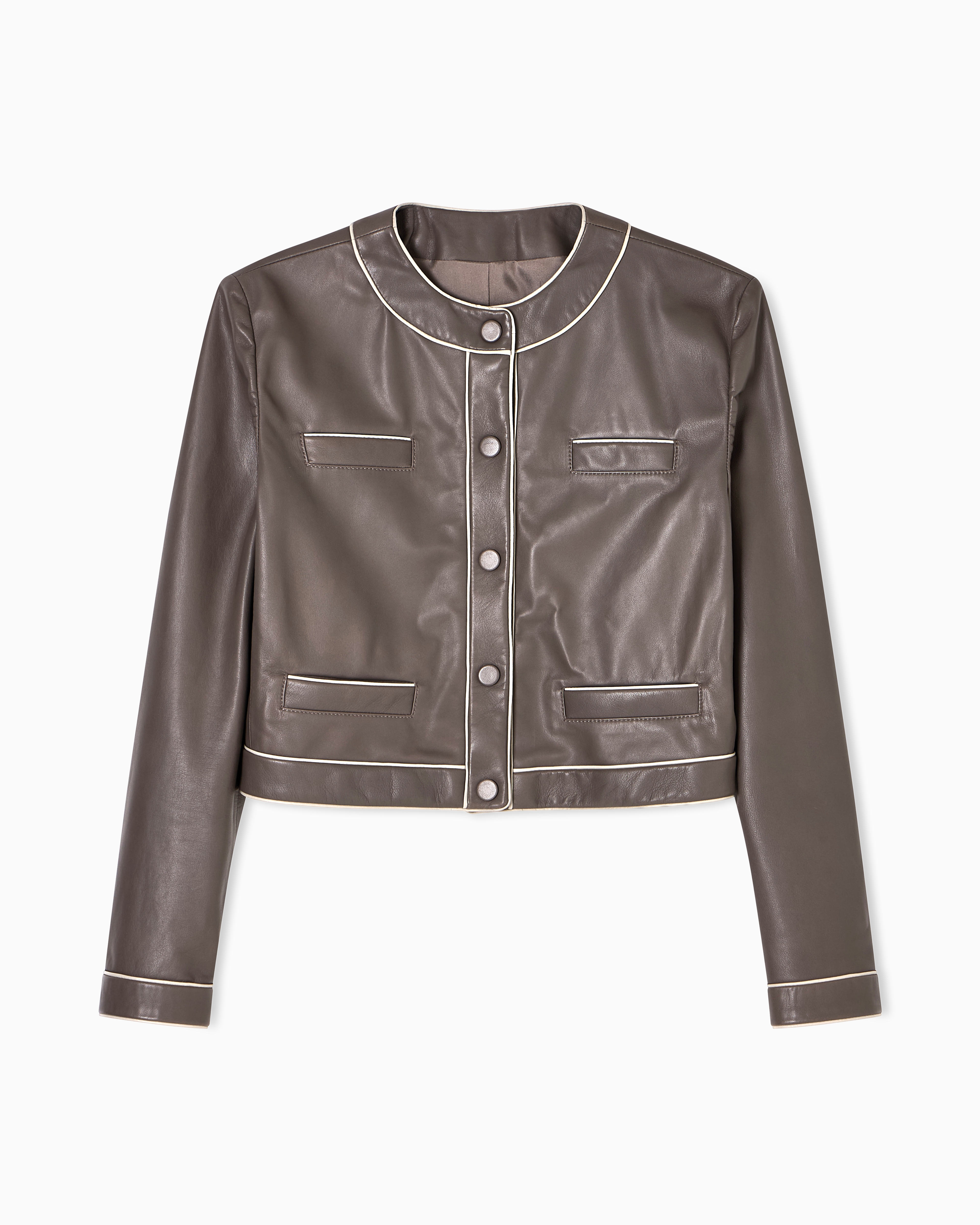 ジャケット・アウター EMPORIO ARMANI leather fur 2way jacket 61-R1ArKe1L._SY350_QL65_.jpg