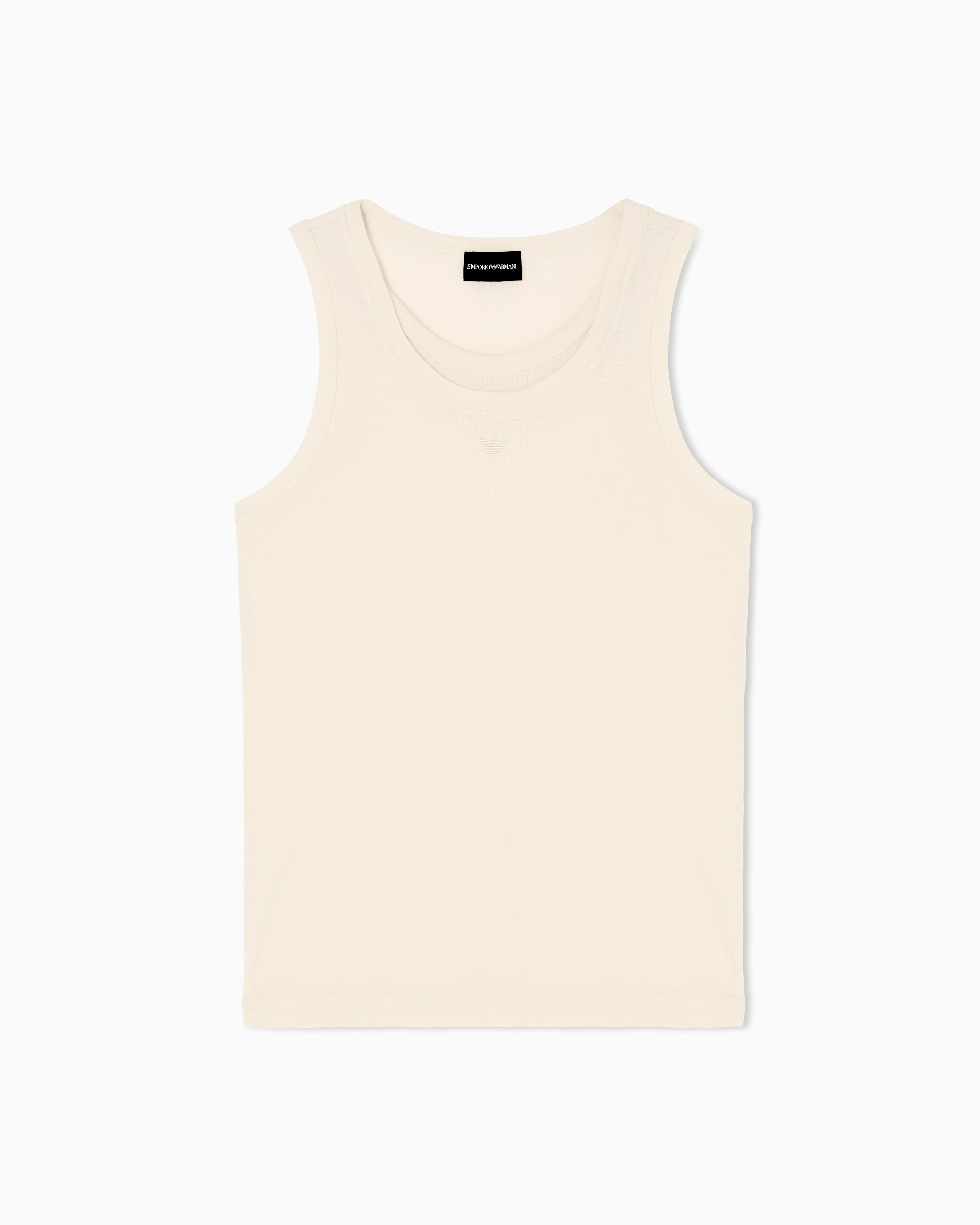 Emporio Armani - Limited Edition jersey tank top, Man, White, Size: