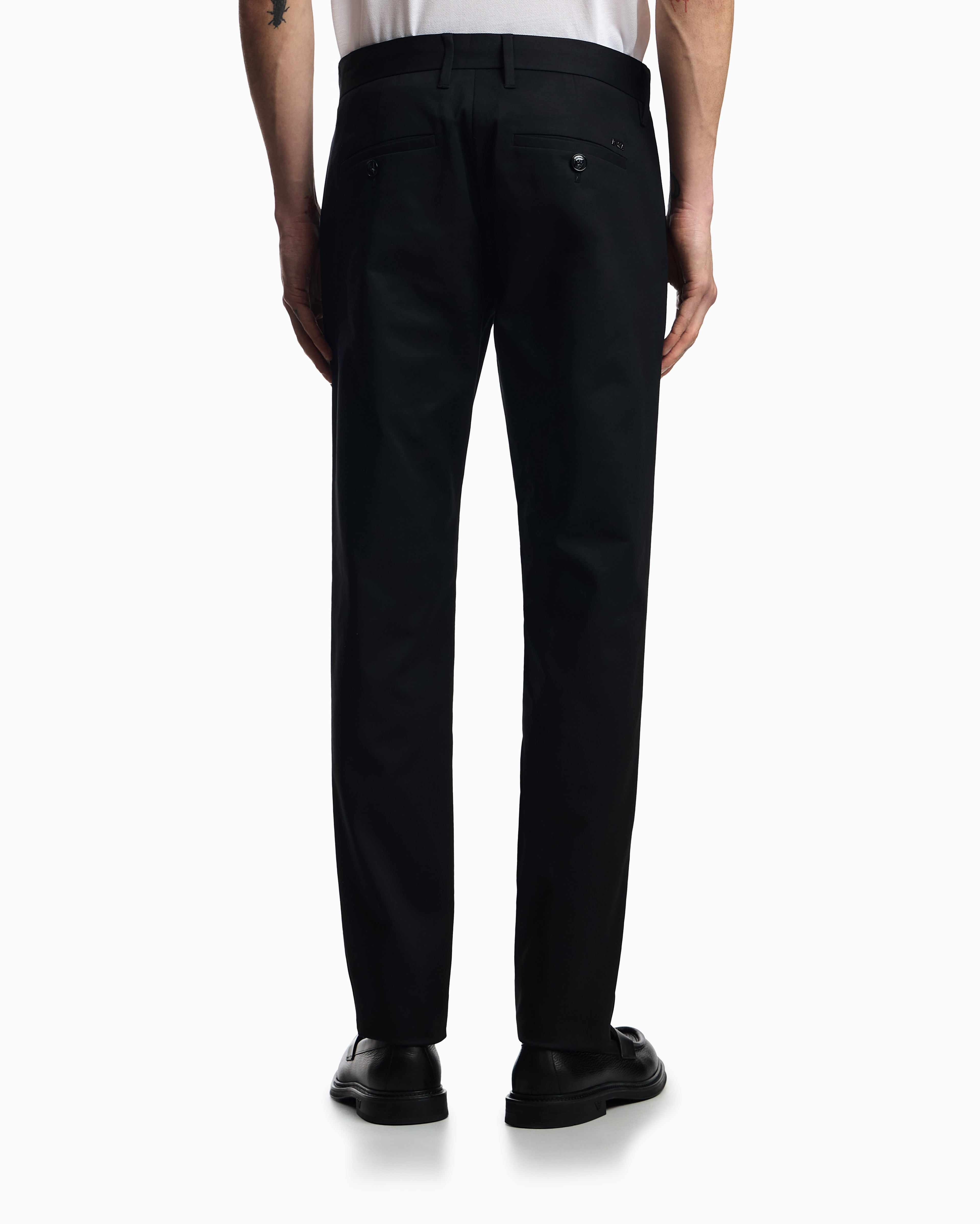 ジョルジオアルマーニ GIORGIO ARMANI スラックス パンツ ジップ