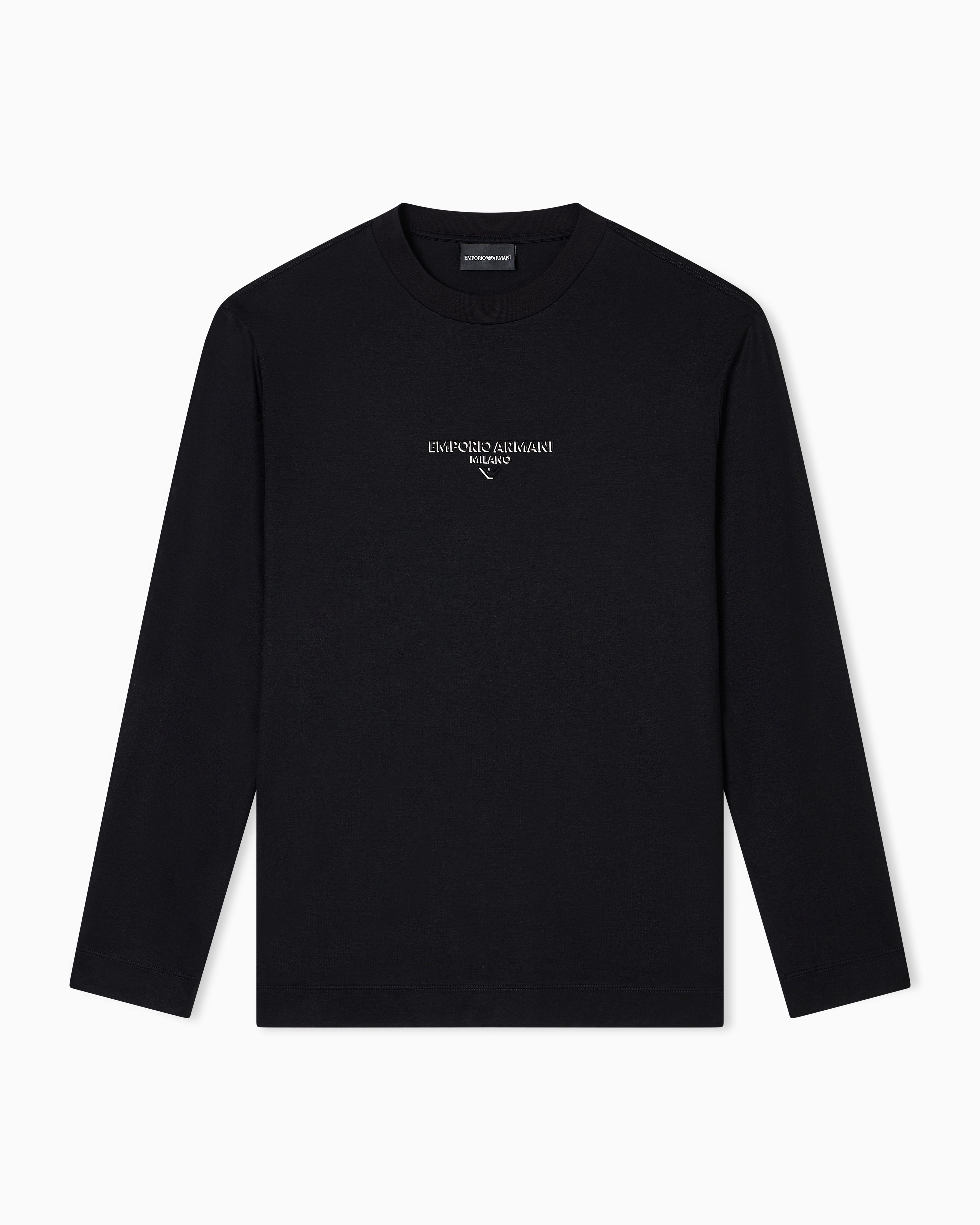 EMPORIO ARMANI▼リヨセル混紡 ボンディングジャージー パーカー undefined