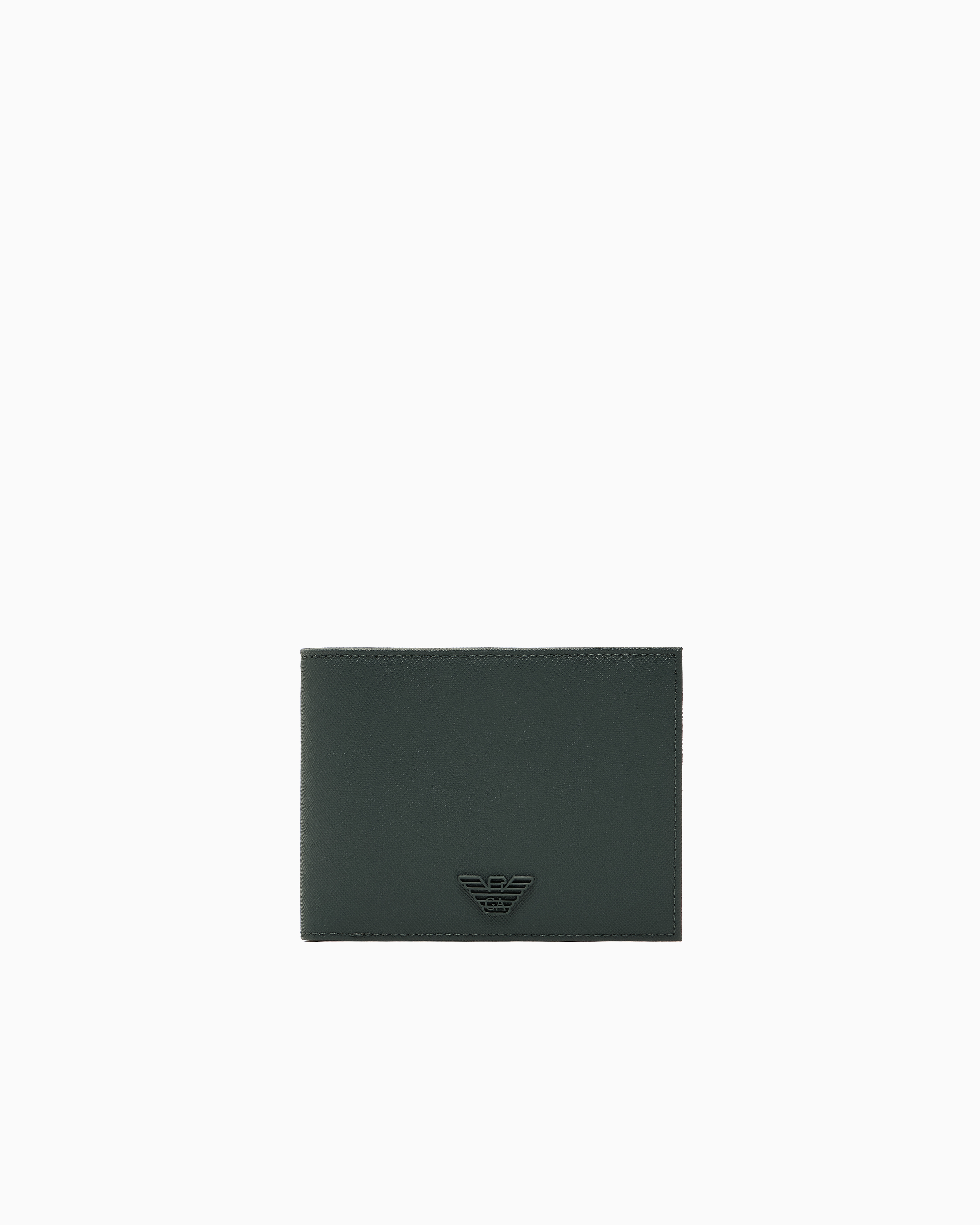 Emporio Armani Asv Regenerated Saffiano Bifold Wallet
