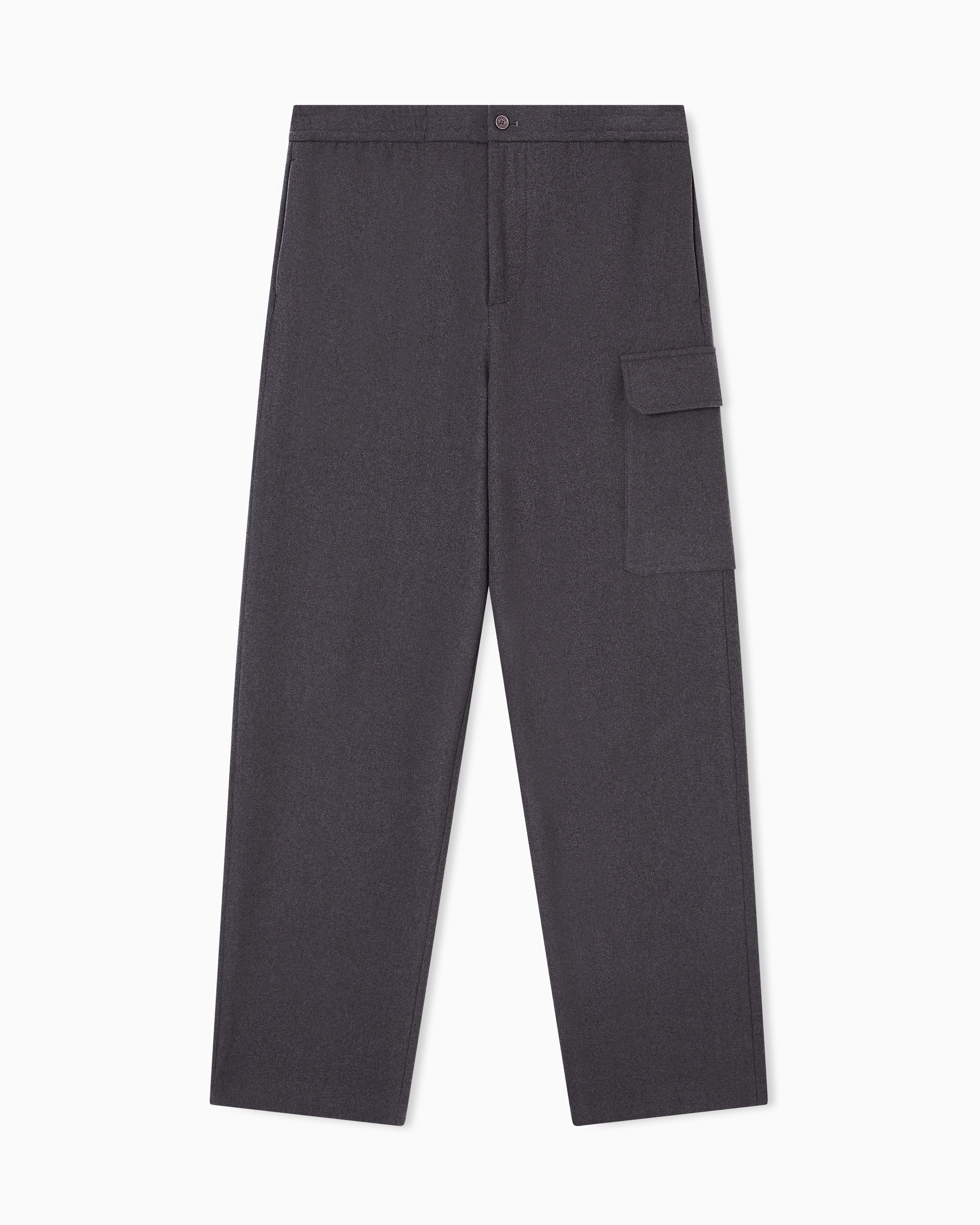 Wool Blend Cargo Pants
