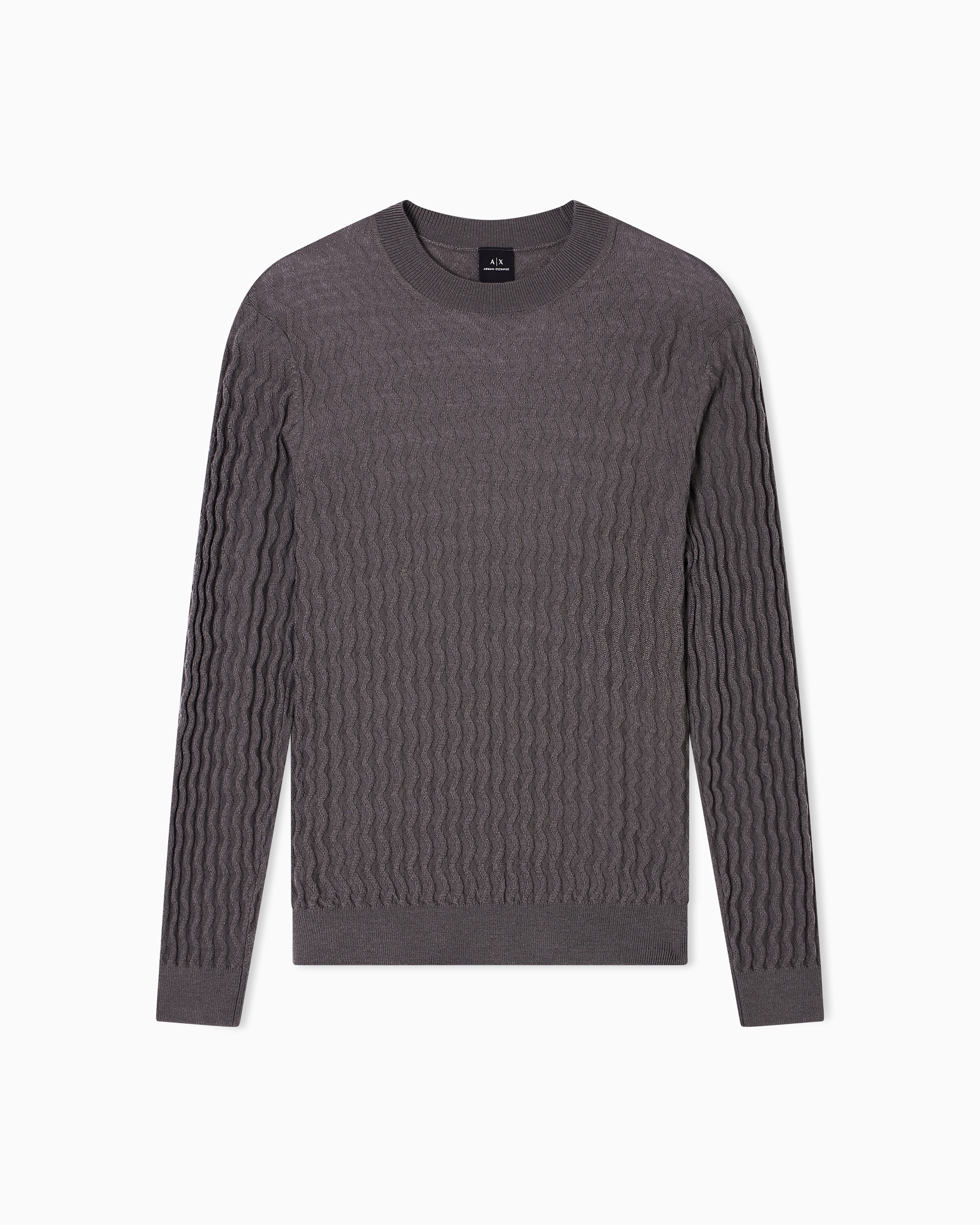 Armani Exchange - Jumpers, Man, Grey, Size: M