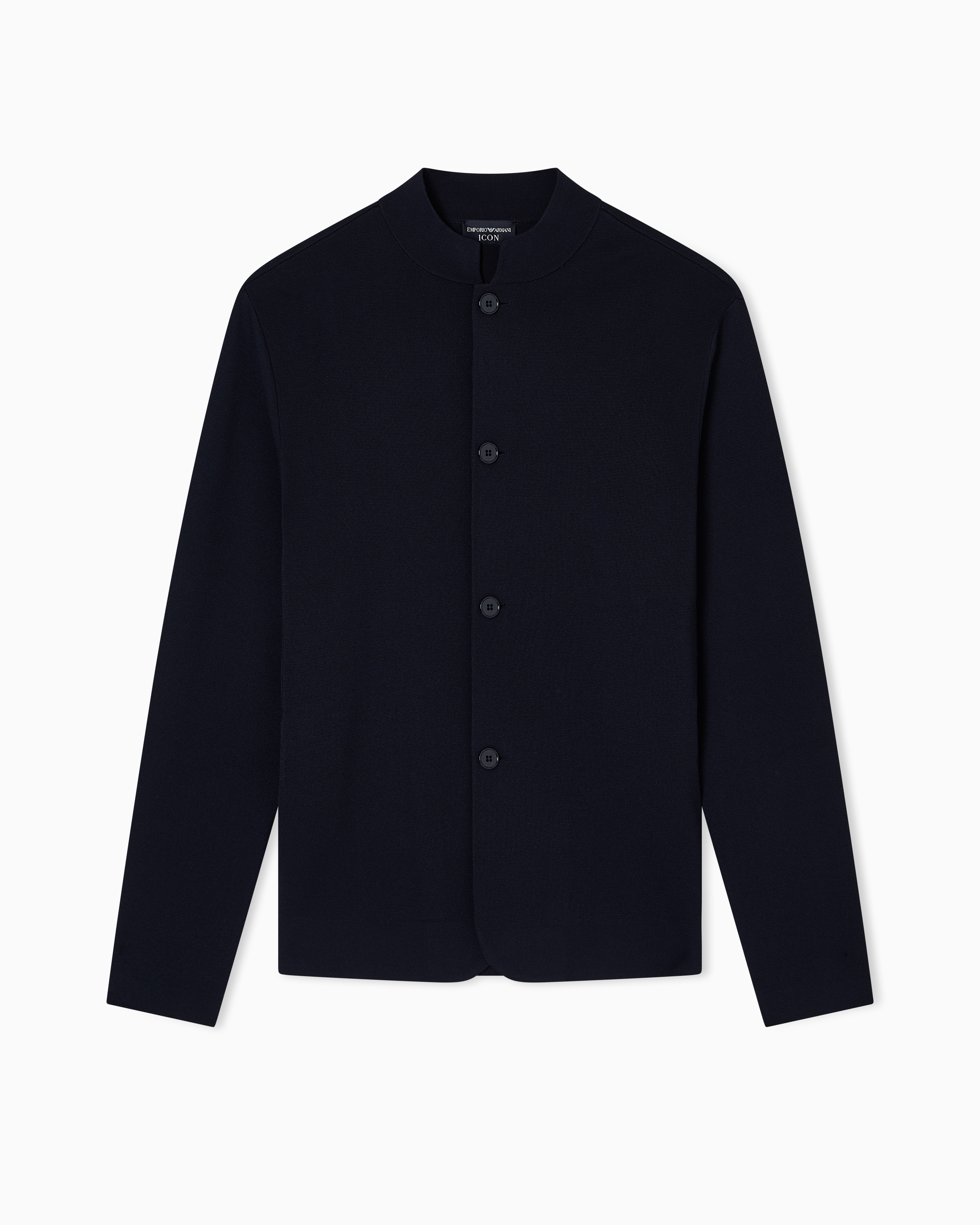 【極美品/伊製】GIORGIO ARMANI フリルニットジャケット ブラック 三越伊勢丹 | GIORGIO ARMANI/ジョルジオ アルマーニ_Men通販