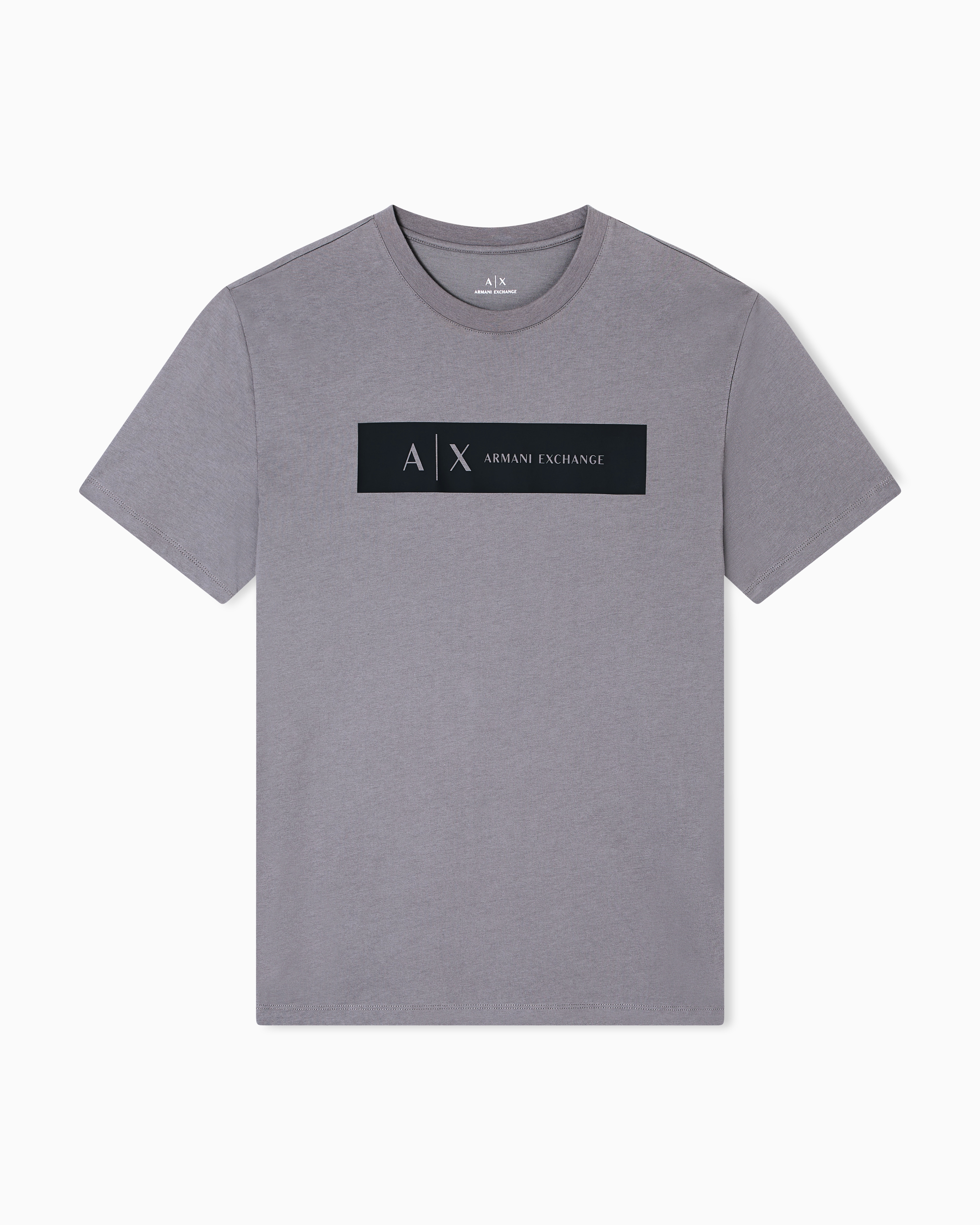Armani Exchange Regular Fit T-shirts In Gray