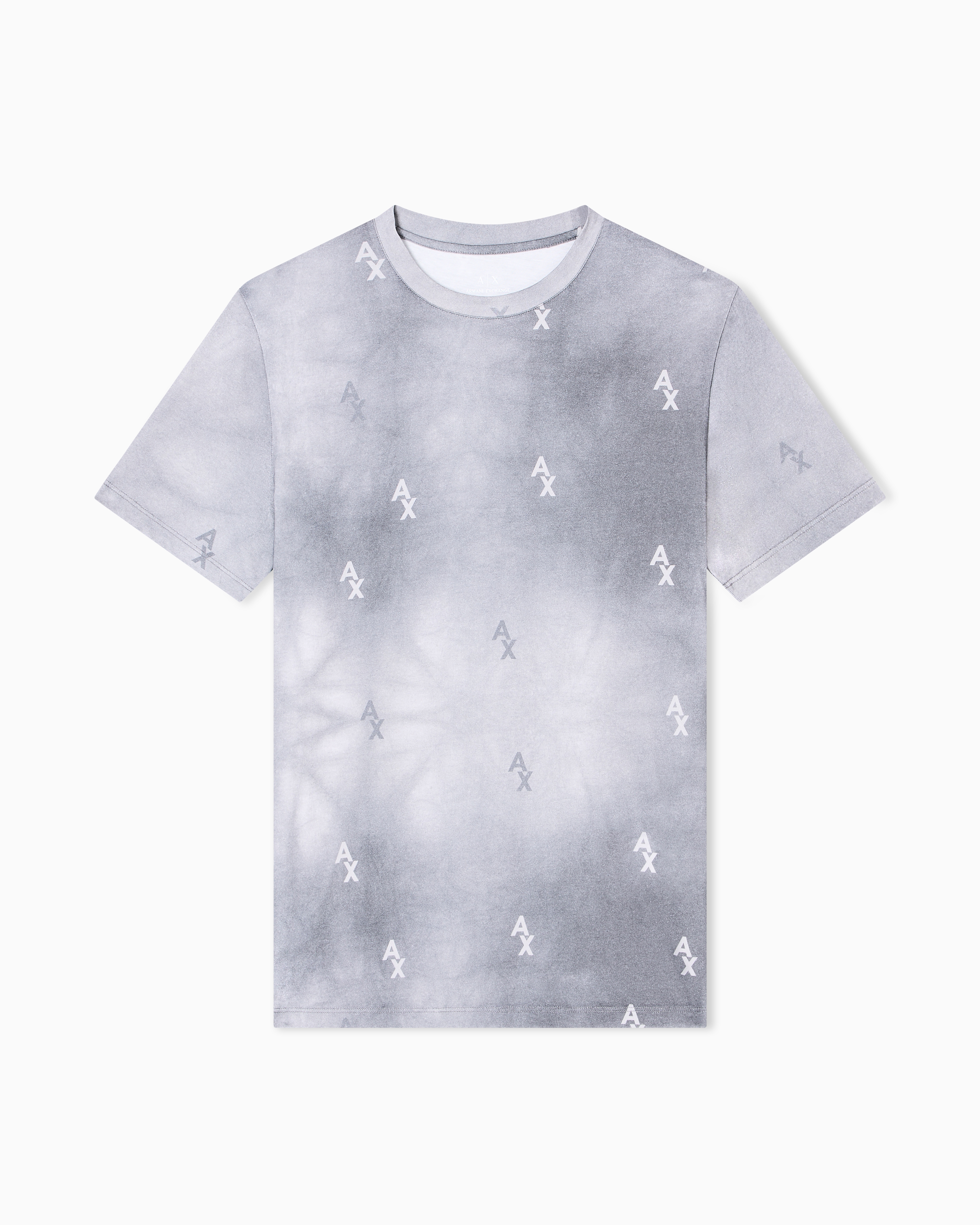 Armani Exchange - Regular Fit T-Shirts, Man, Grey, Size: