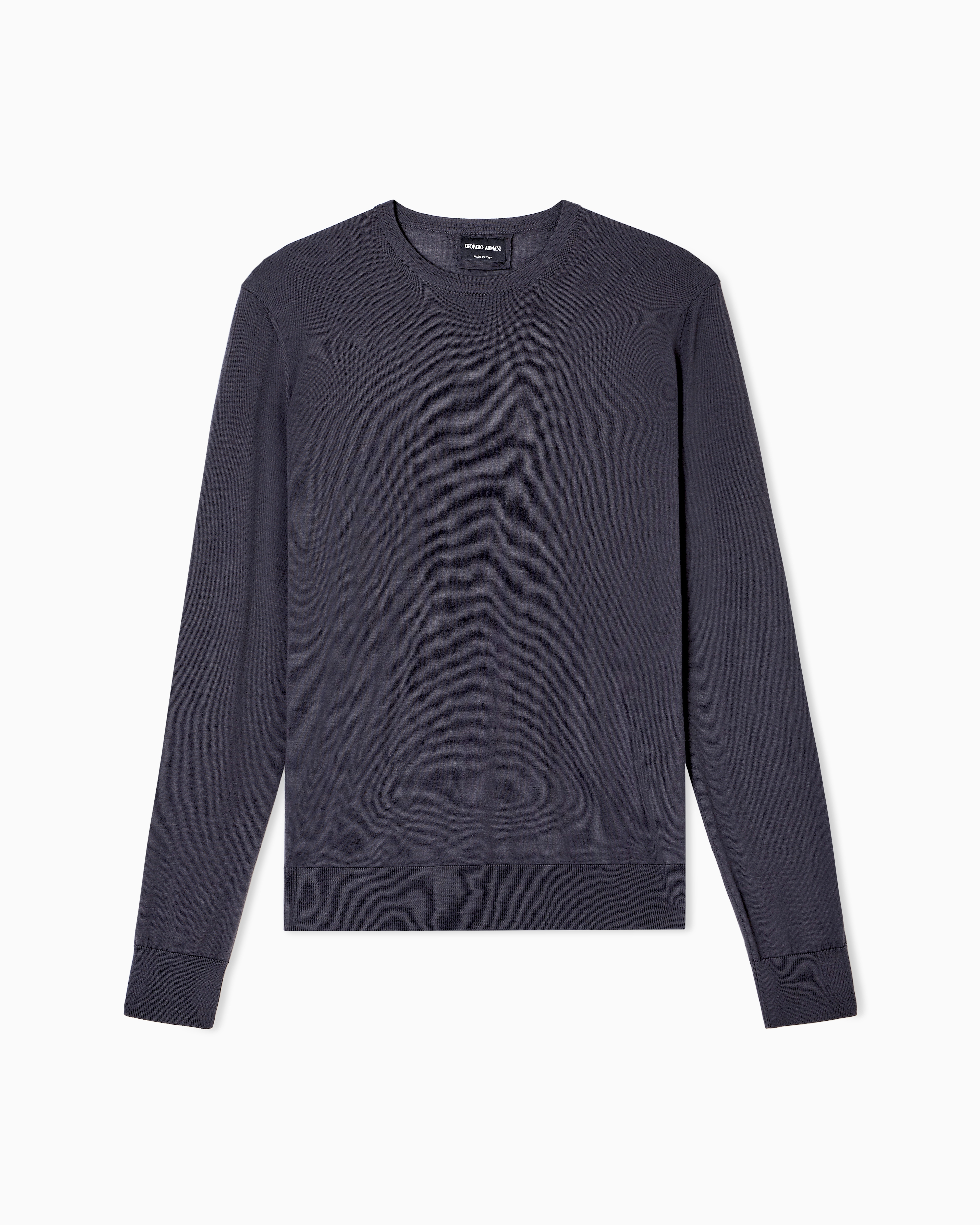 Giorgio Armani Virgin-wool, Crew-neck Jumper