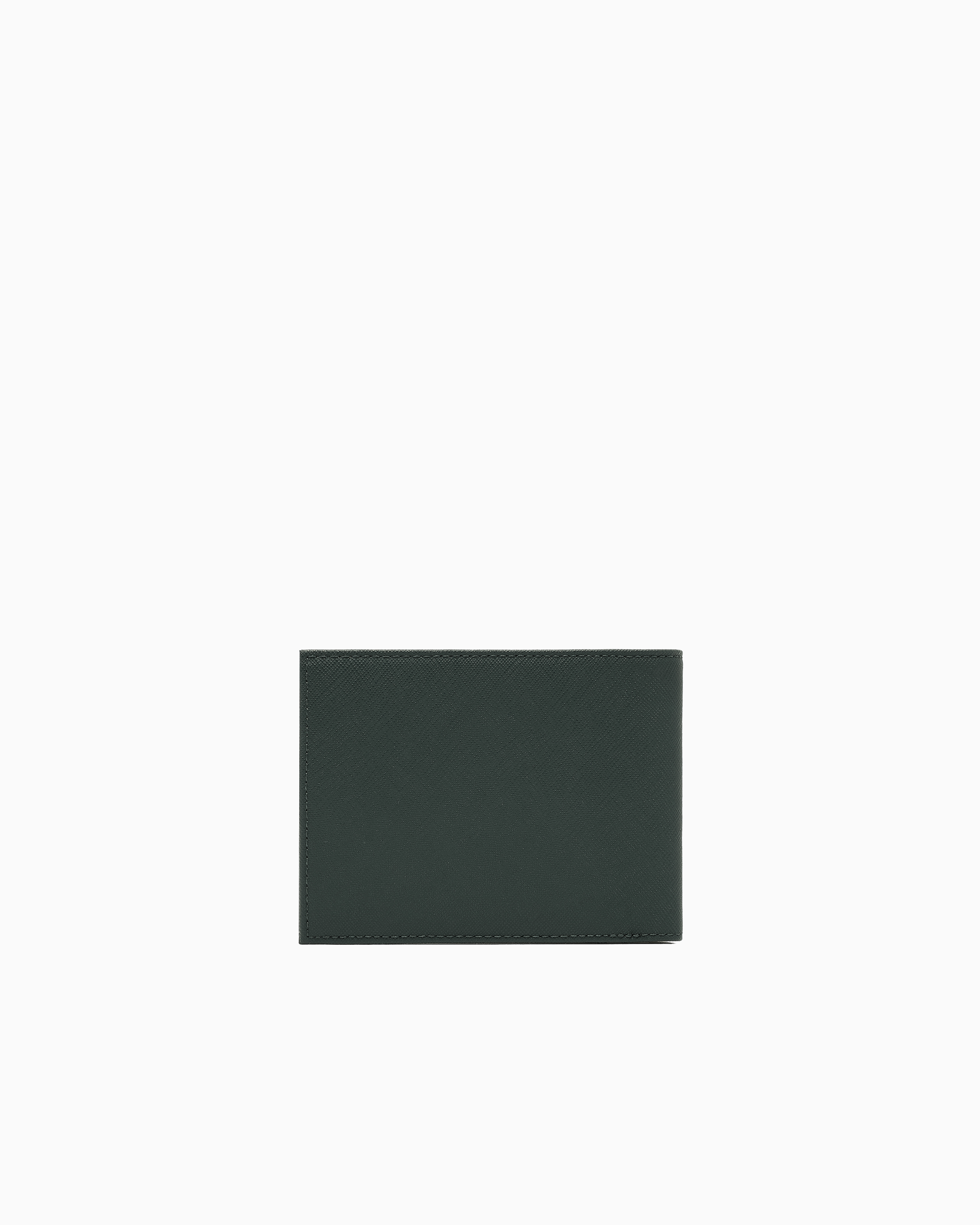 Emporio Armani Asv Regenerated Saffiano Bifold Wallet