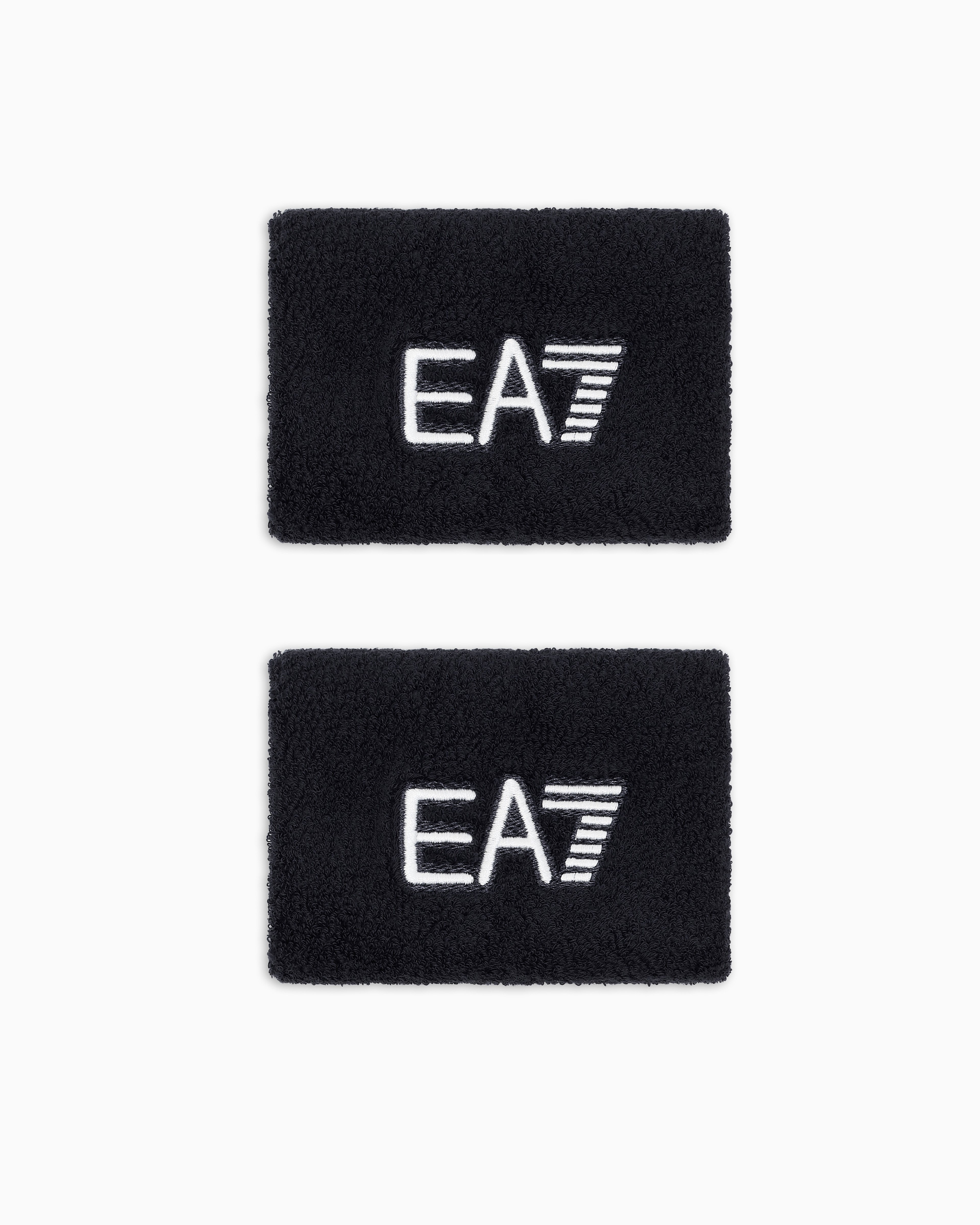 Ea7 Serre-poignets Tennis Pro En Mélange De Coton Stretch