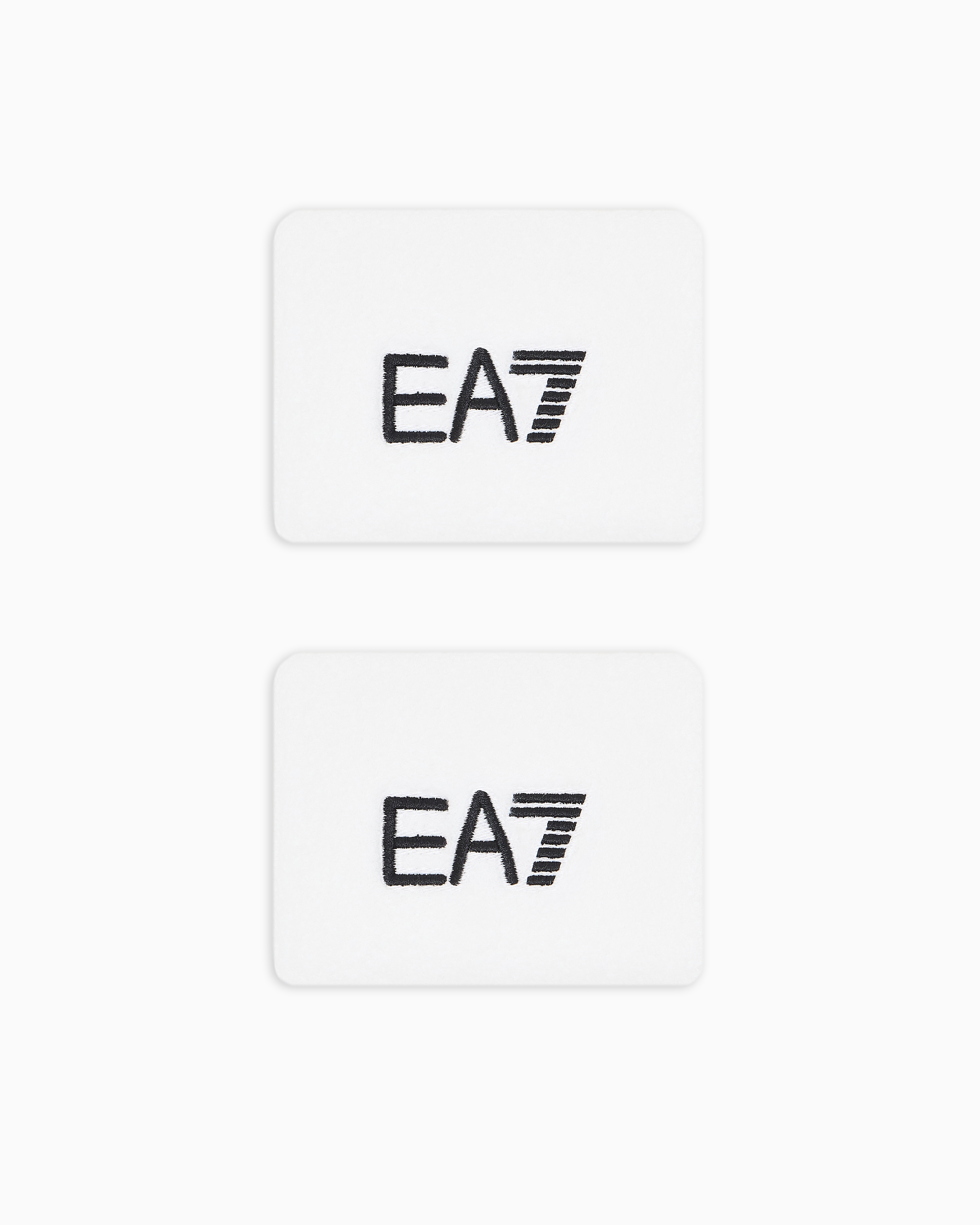 Ea7 Serre-poignets Tennis Pro En Mélange De Coton Stretch