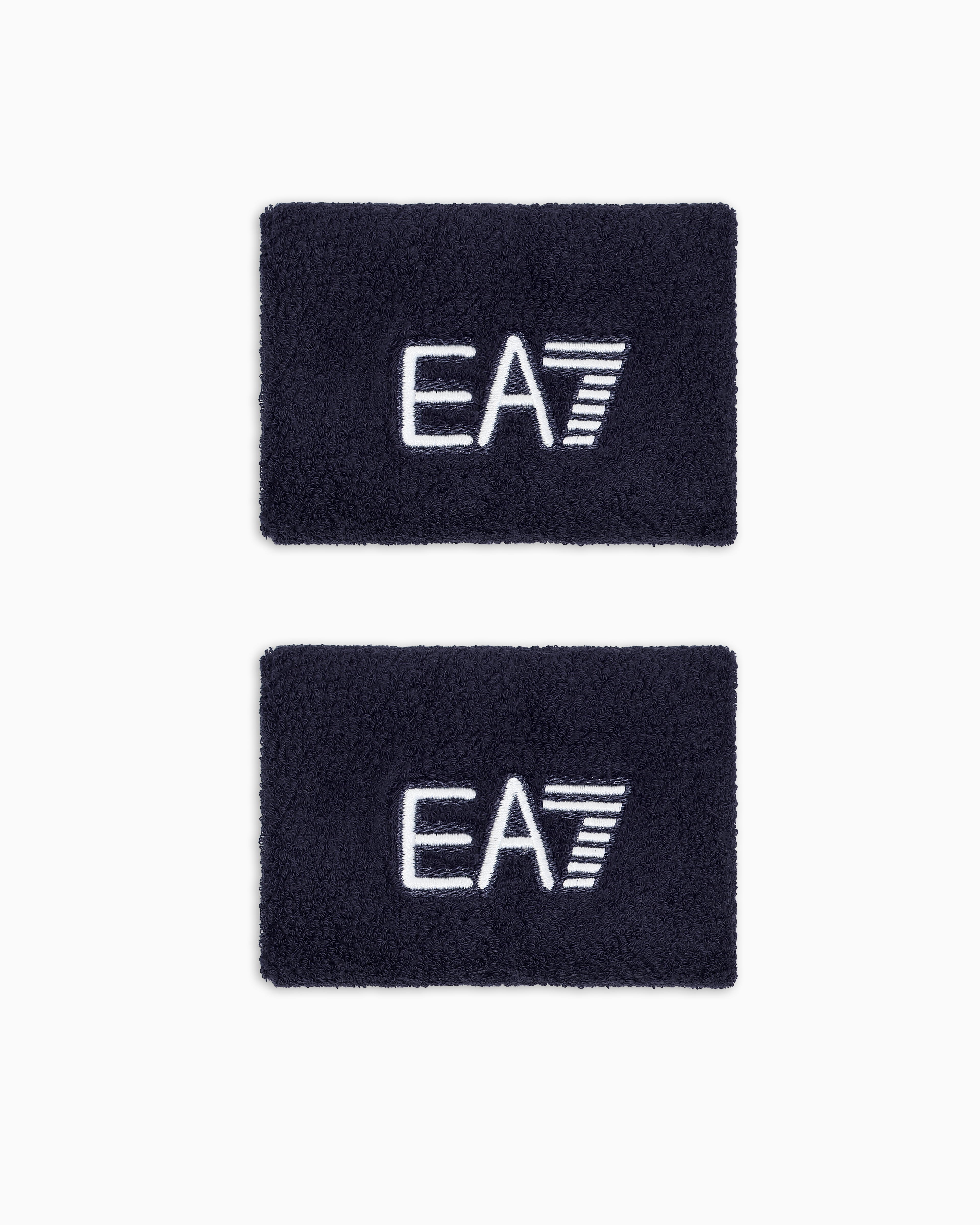 Ea7 Serre-poignets Tennis Pro En Mélange De Coton Stretch