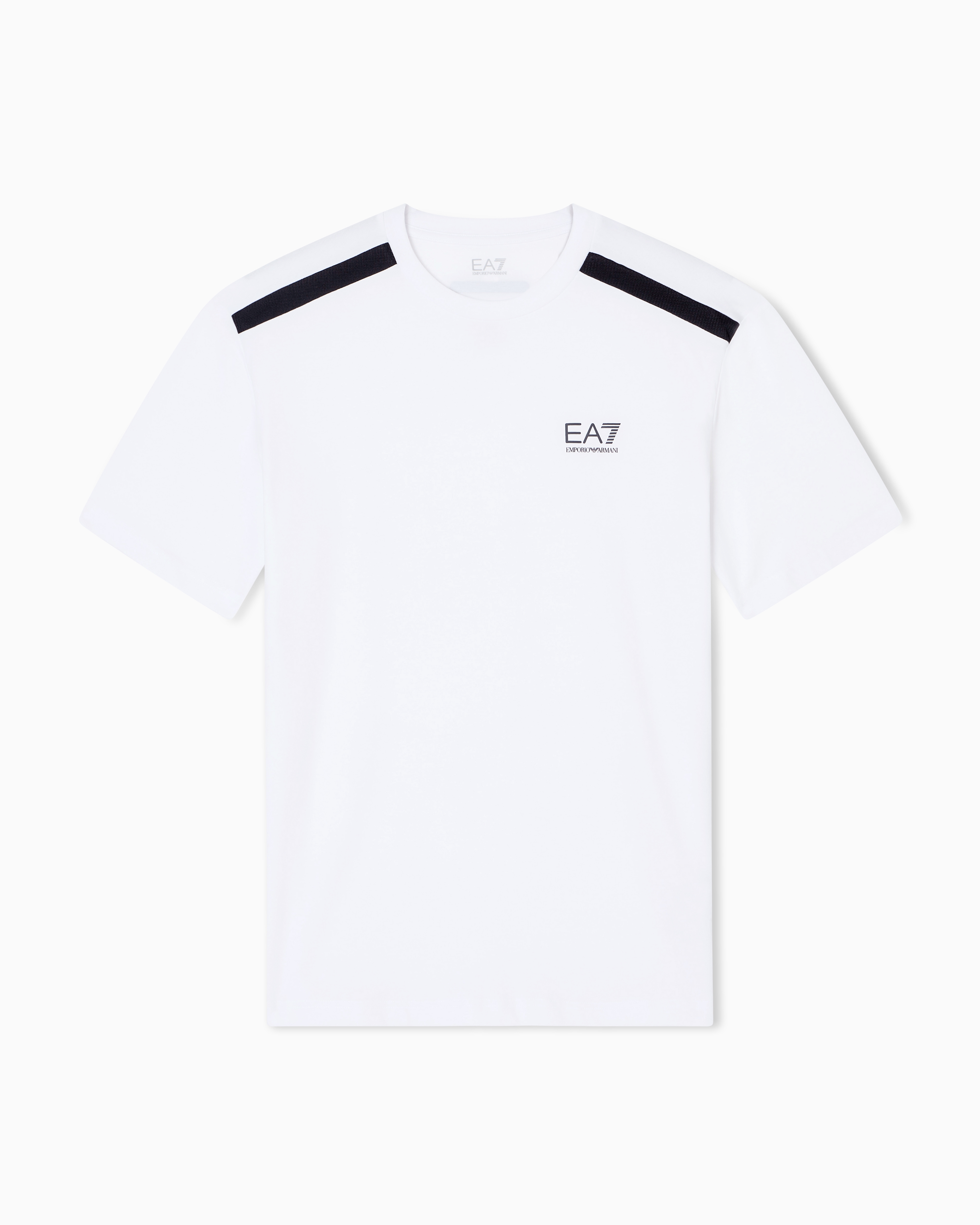 Ea7 T-shirt Ras-du-cou Dynamic Athlete En Tissu Technique Natural Ventus7