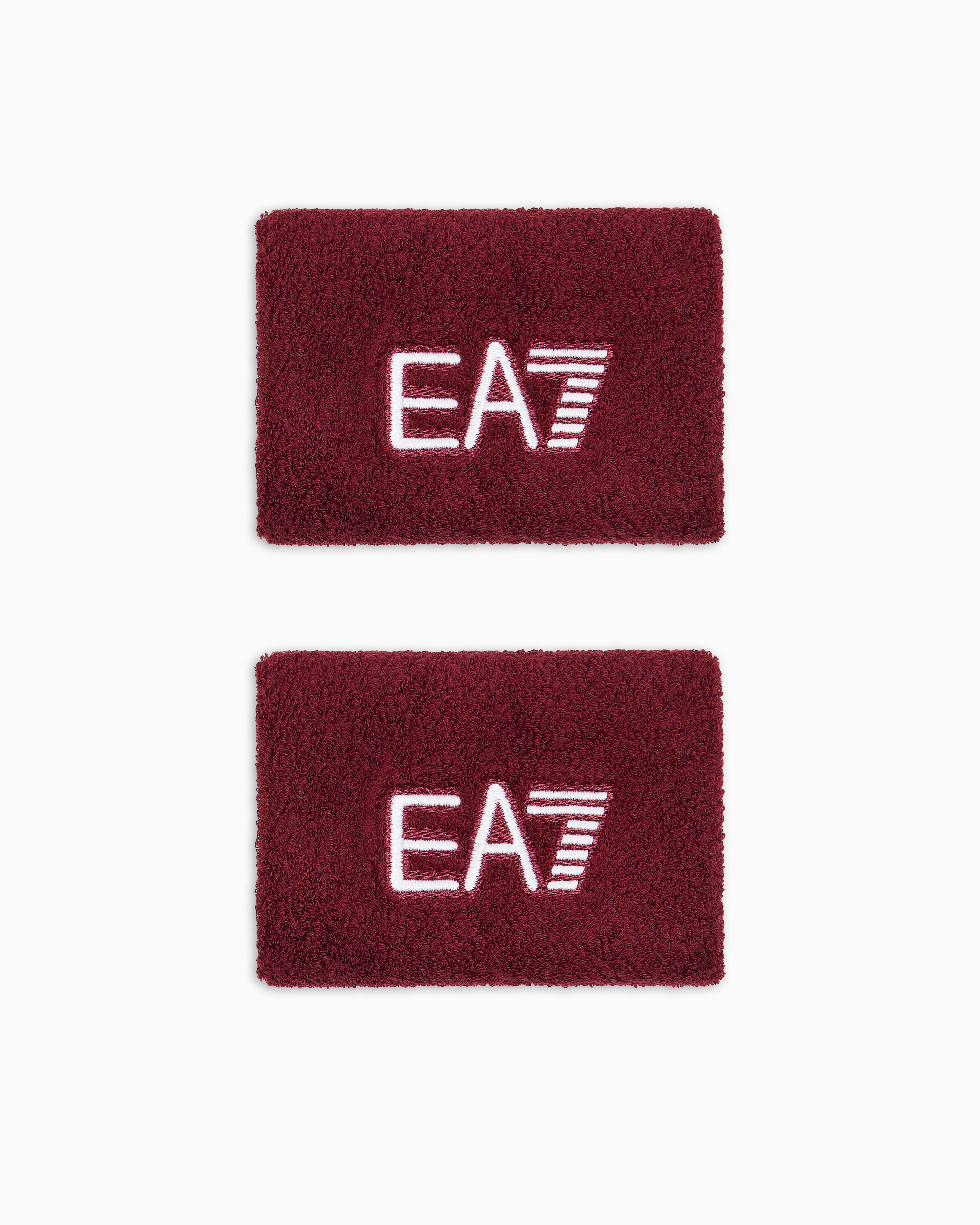 Ea7 Serre-poignets Tennis Pro En Mélange De Coton Stretch