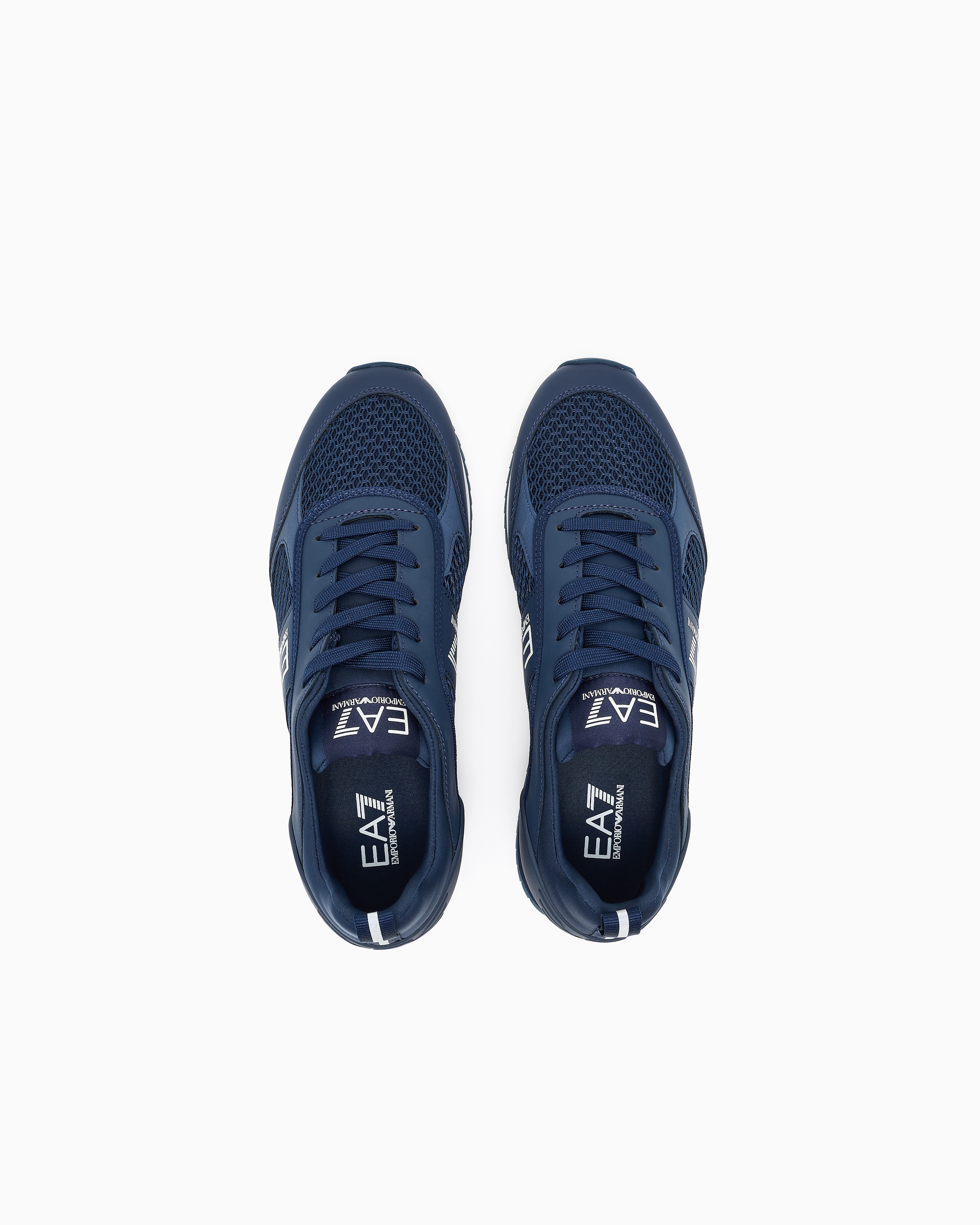 Ea7 Black And White Laces Sneakers