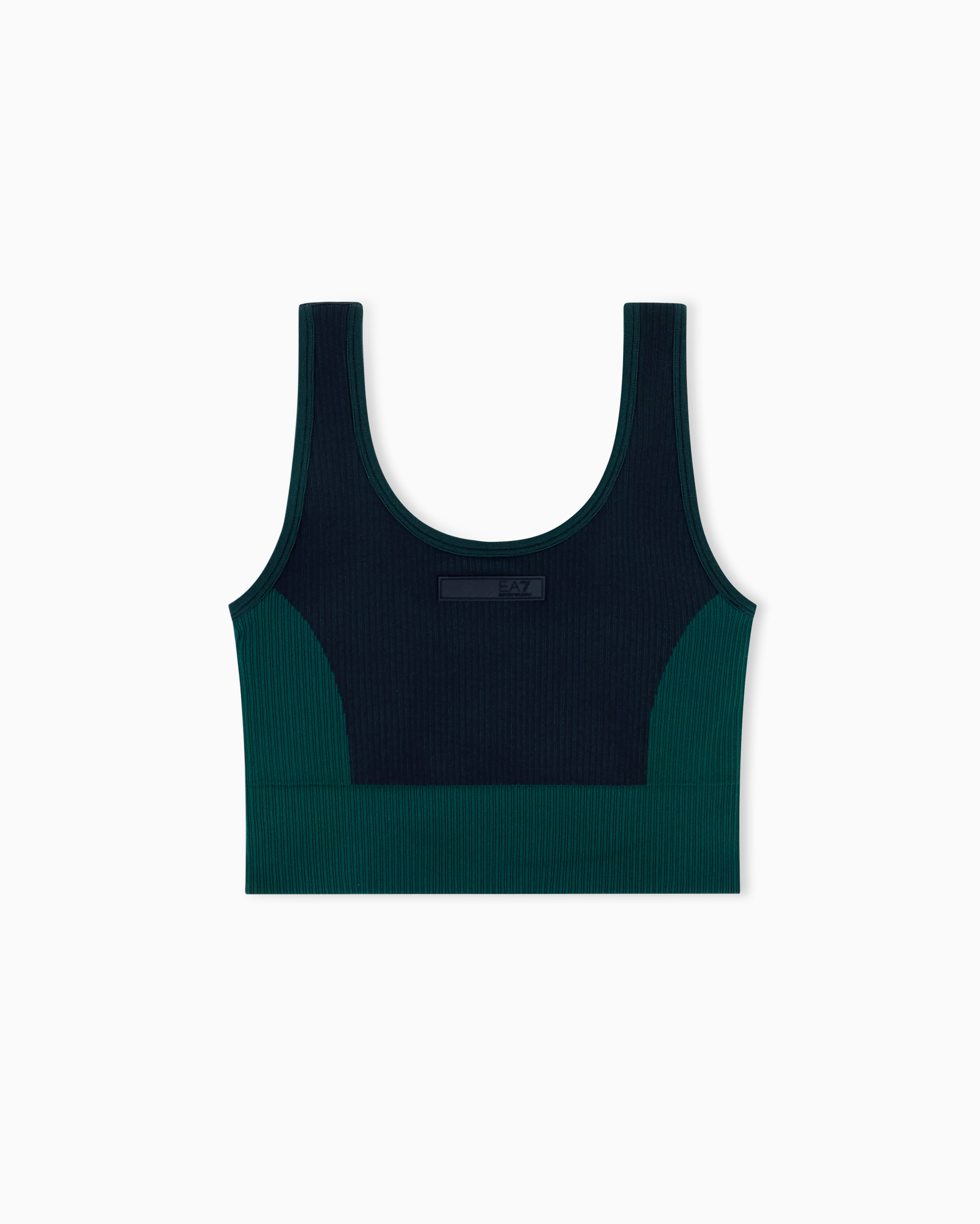 Ea7 Brassière Dynamic Athlete Sans Coutures En Tissu Technique Vigor7