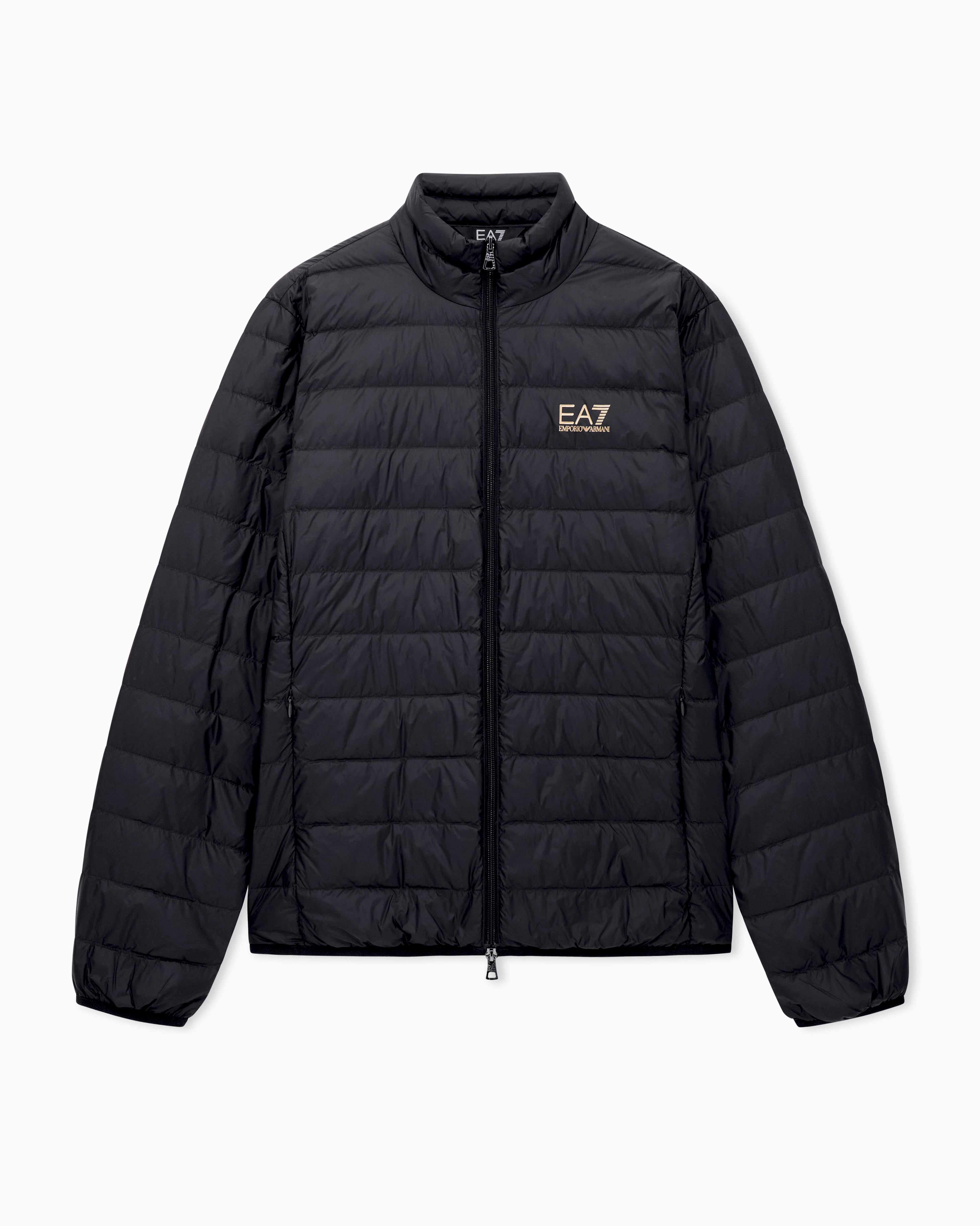 VIP【関税送料無料】希少 EA7 EMPORIO ARMANI DOWN COAT Emporio Armani EA7 DOWN JACKET Black / White - Free delivery