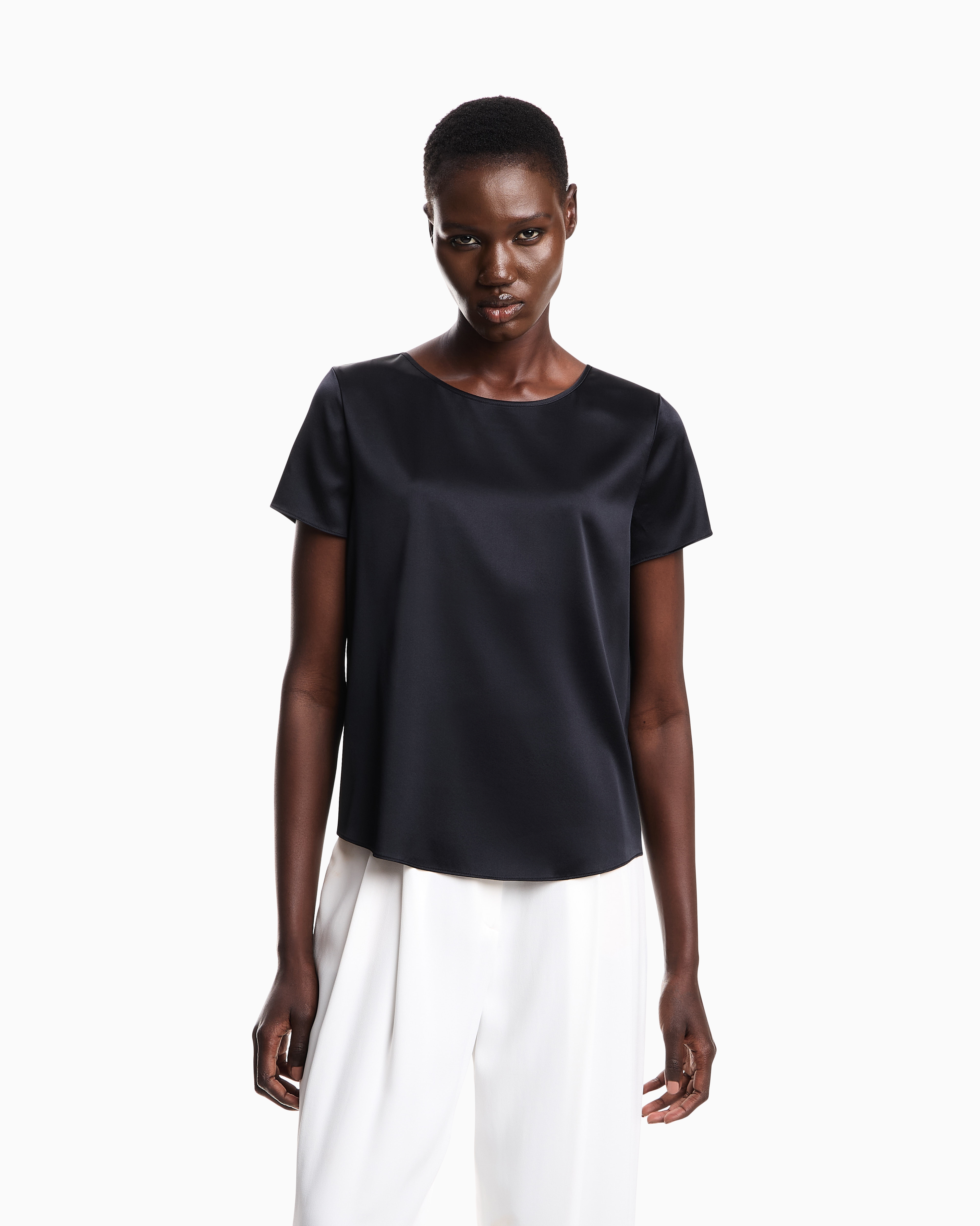 ARMANI シルクブラウス GIORGIO ARMANI - 古着 GIORGIO ARMANI ジョルジオアルマーニ