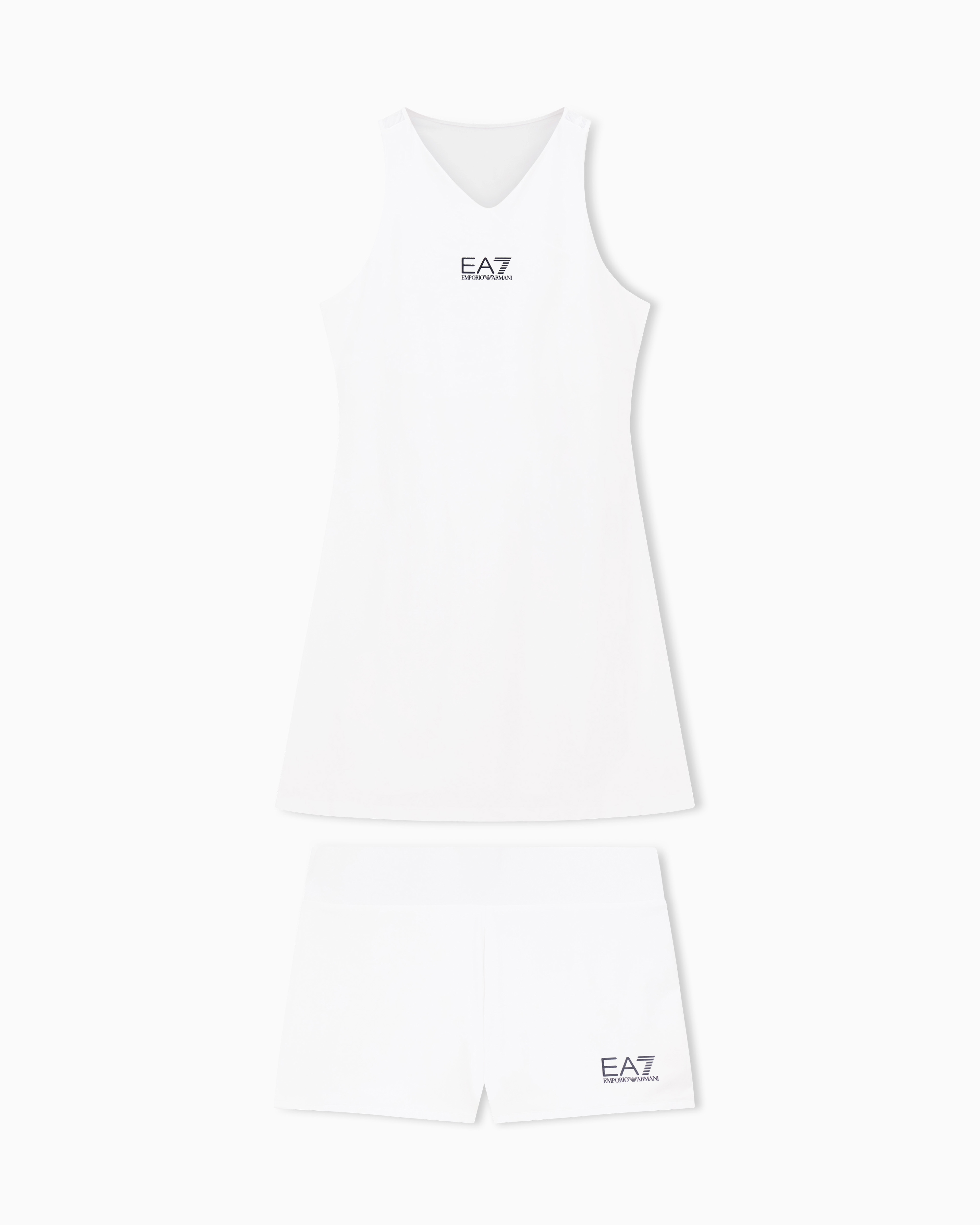 Ea7 Tennis Pro Dress In Ventus7 Technical Fabric
