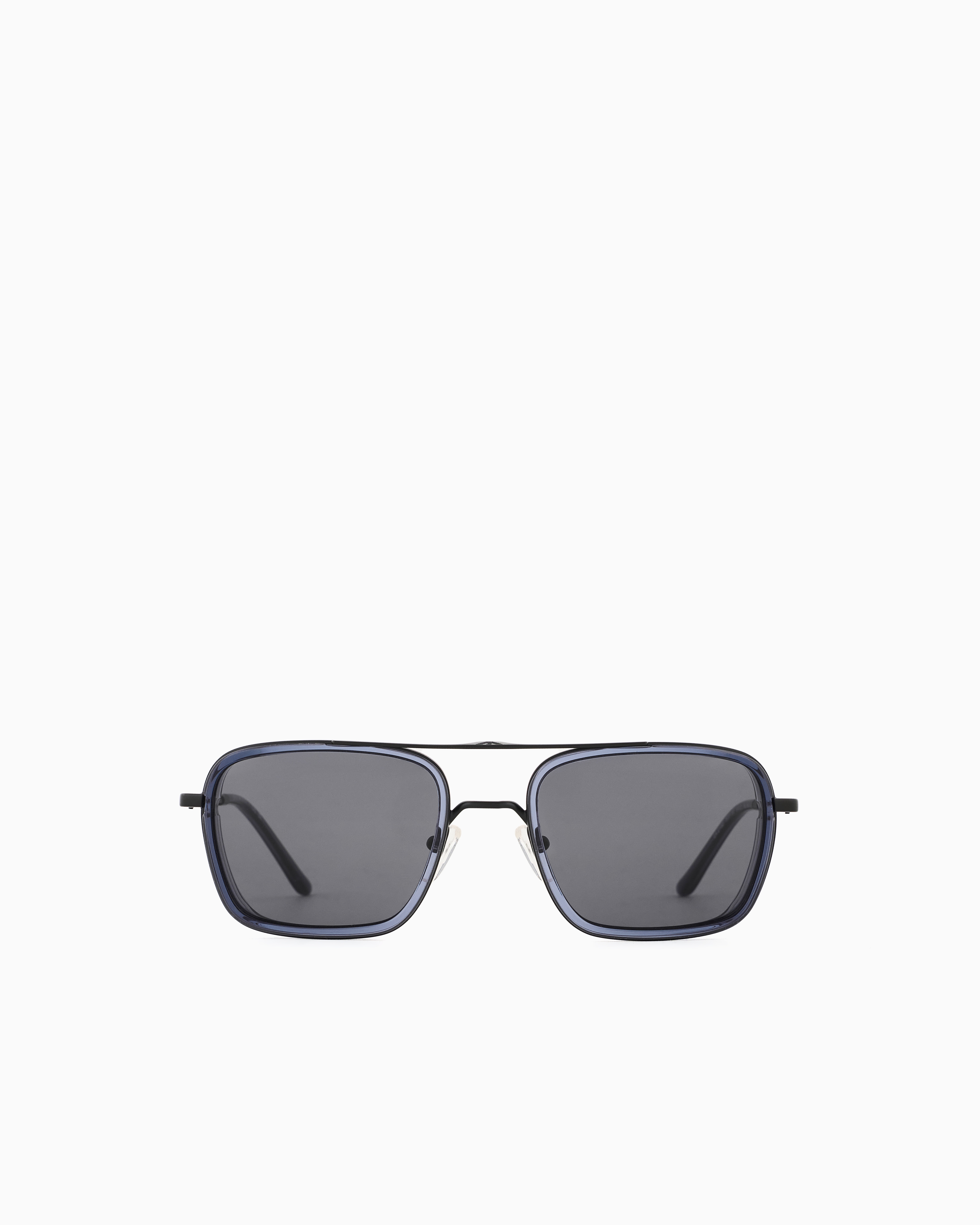Emporio Armani Men's Square Sunglasses In Gray