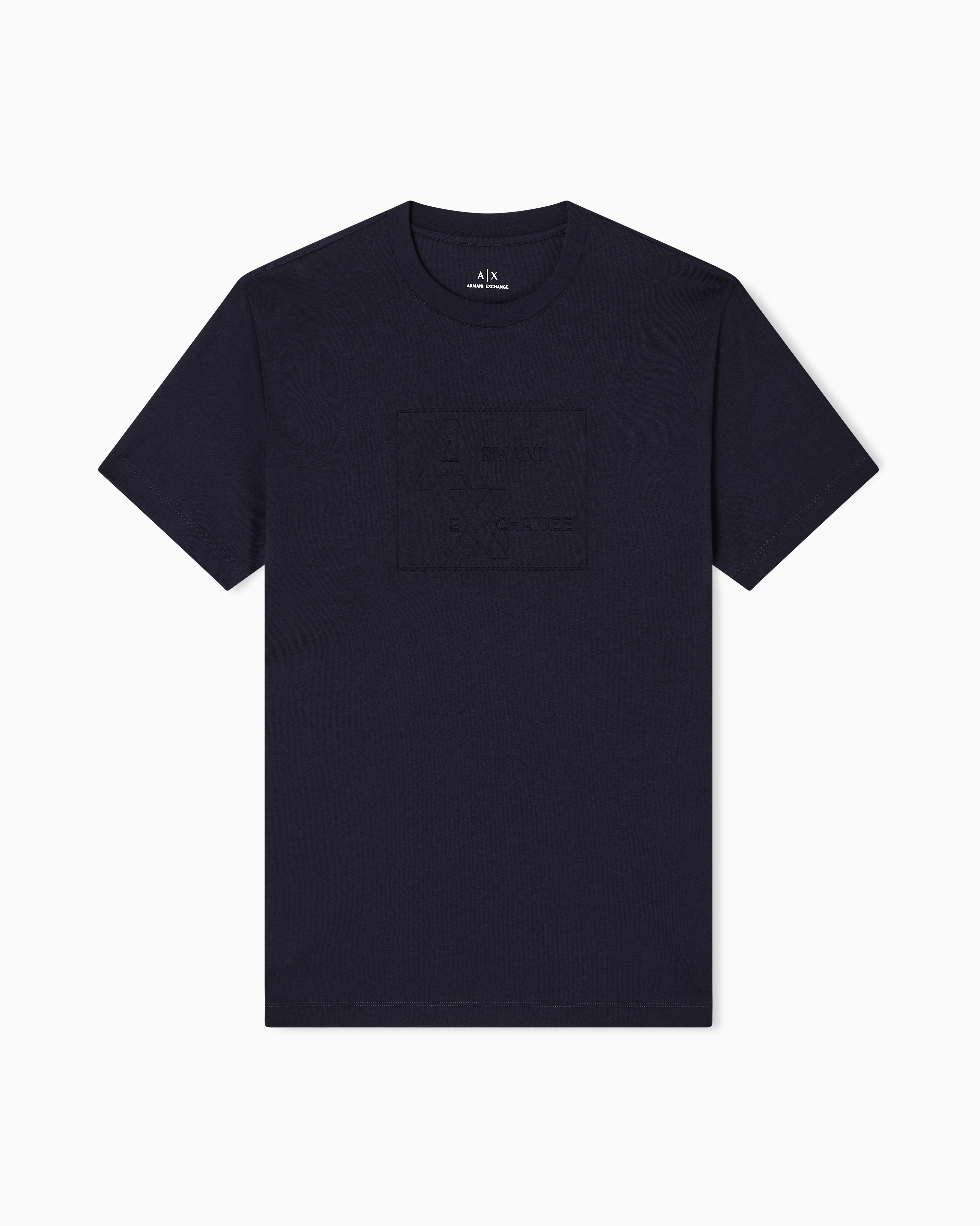 Armani Exchange - Regular Fit T-Shirts, Man, Navy Blue, Size: