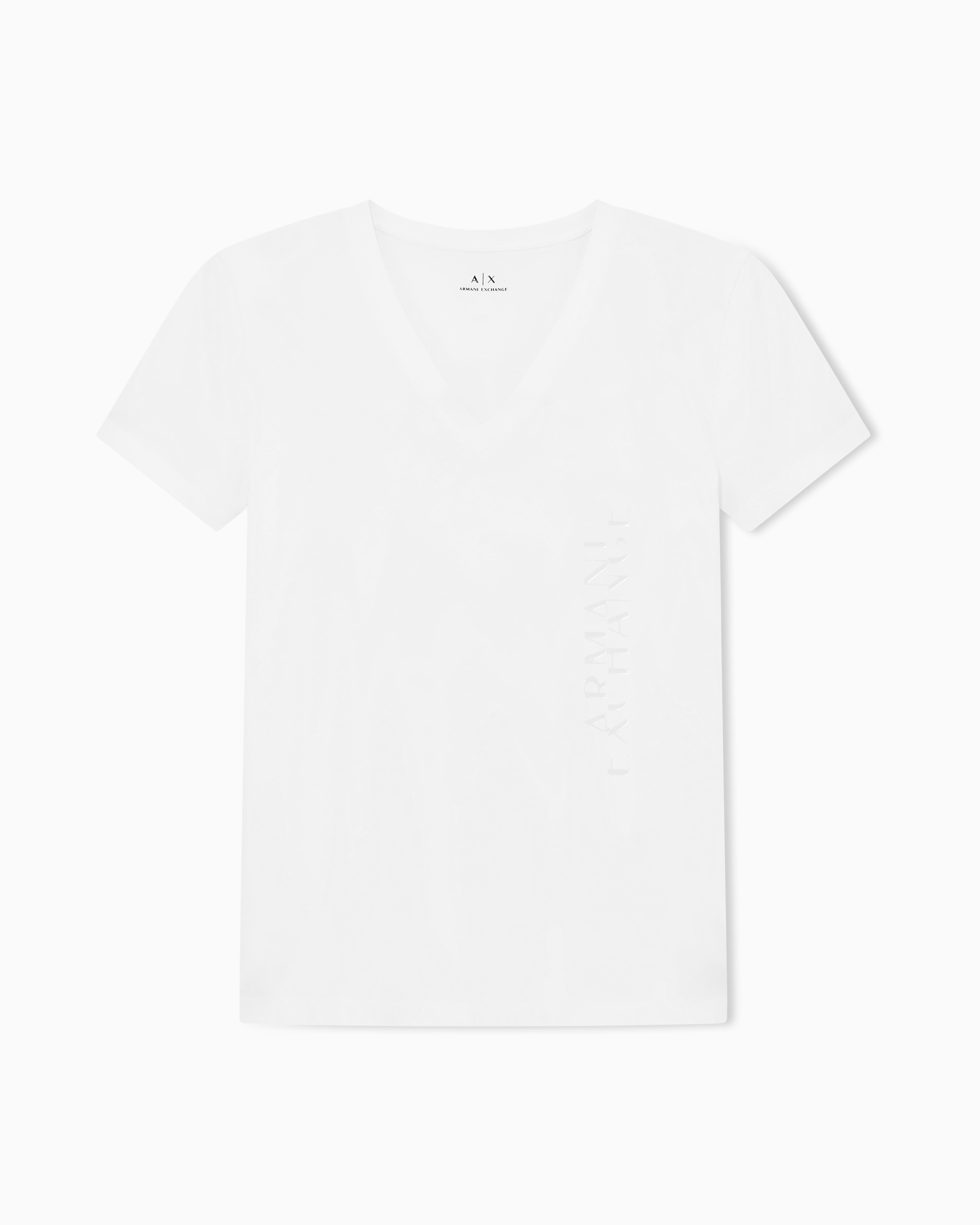Armani Exchange - Regular Fit T-Shirts, Woman, White, Size: